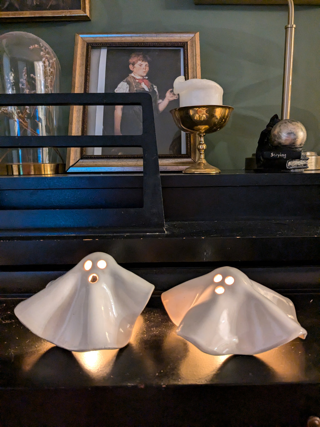 Sculpt Two Ceramic Ghosts Oct 9th 6:30-8pm