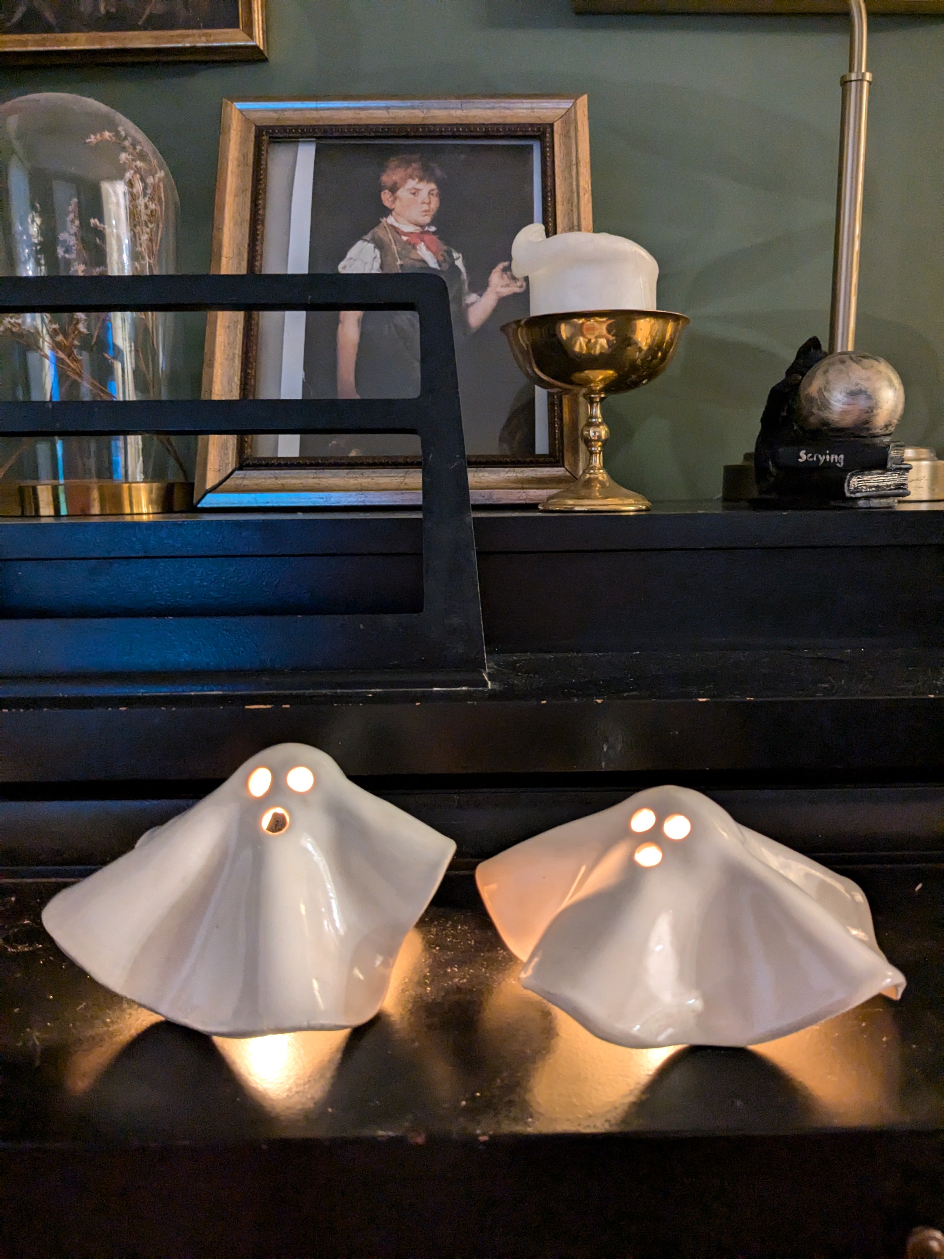 Sculpt Two Ceramic Ghosts Oct 9th 6:30-8pm