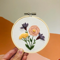Blooming Wildflowers - Intermediate Embroidery Kit by MCreativeJ