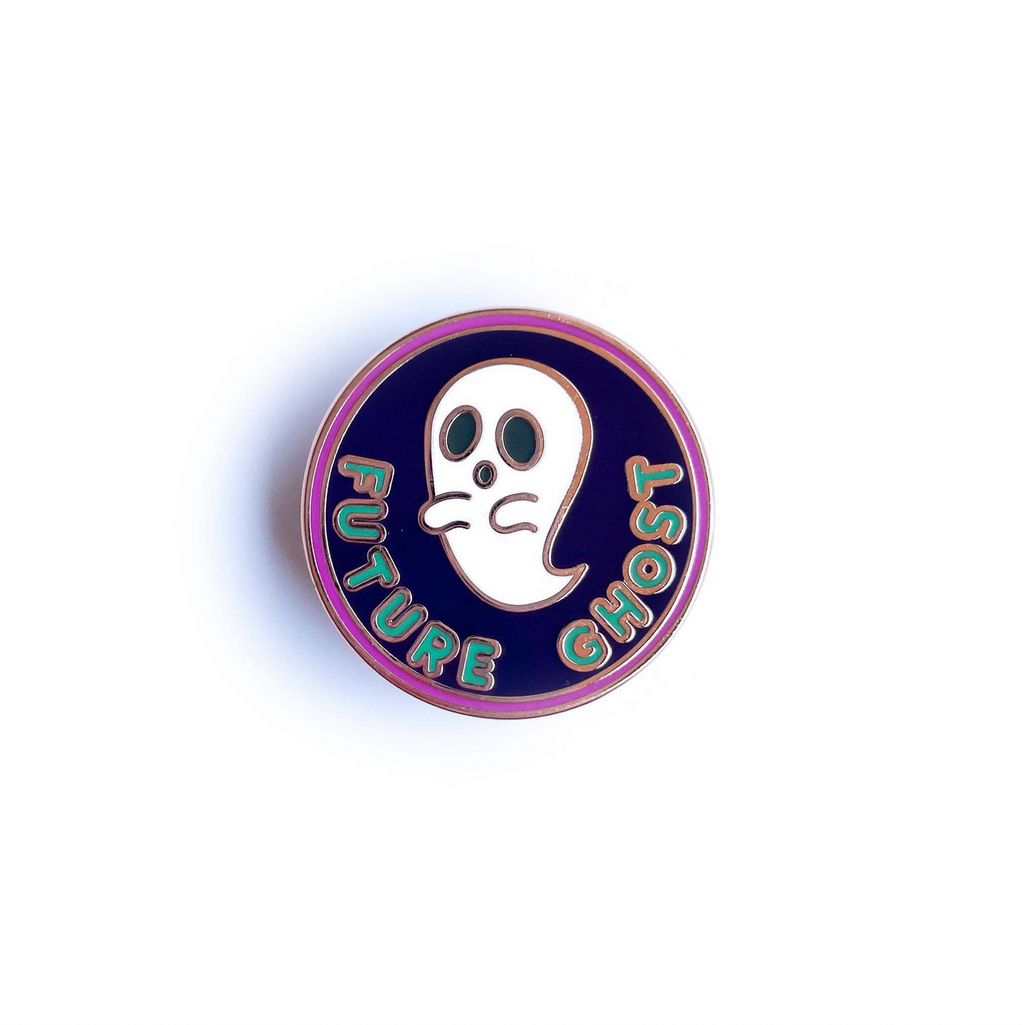 Future Ghost Enamel Pin