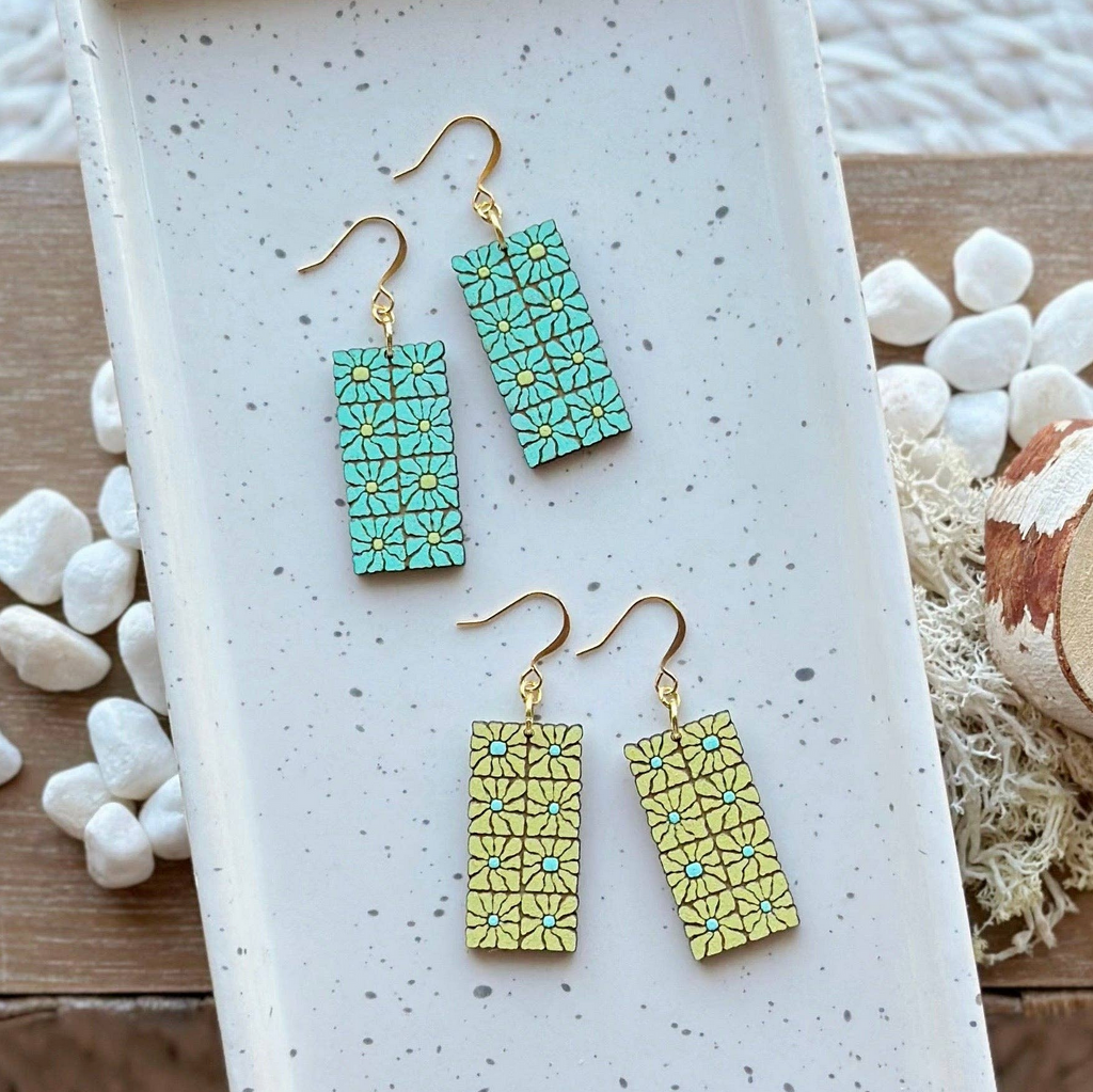 Funky Flowers Earrings