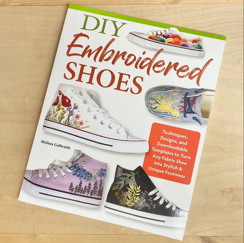 DIY Embroidered Shoes by Melissa Galbraith