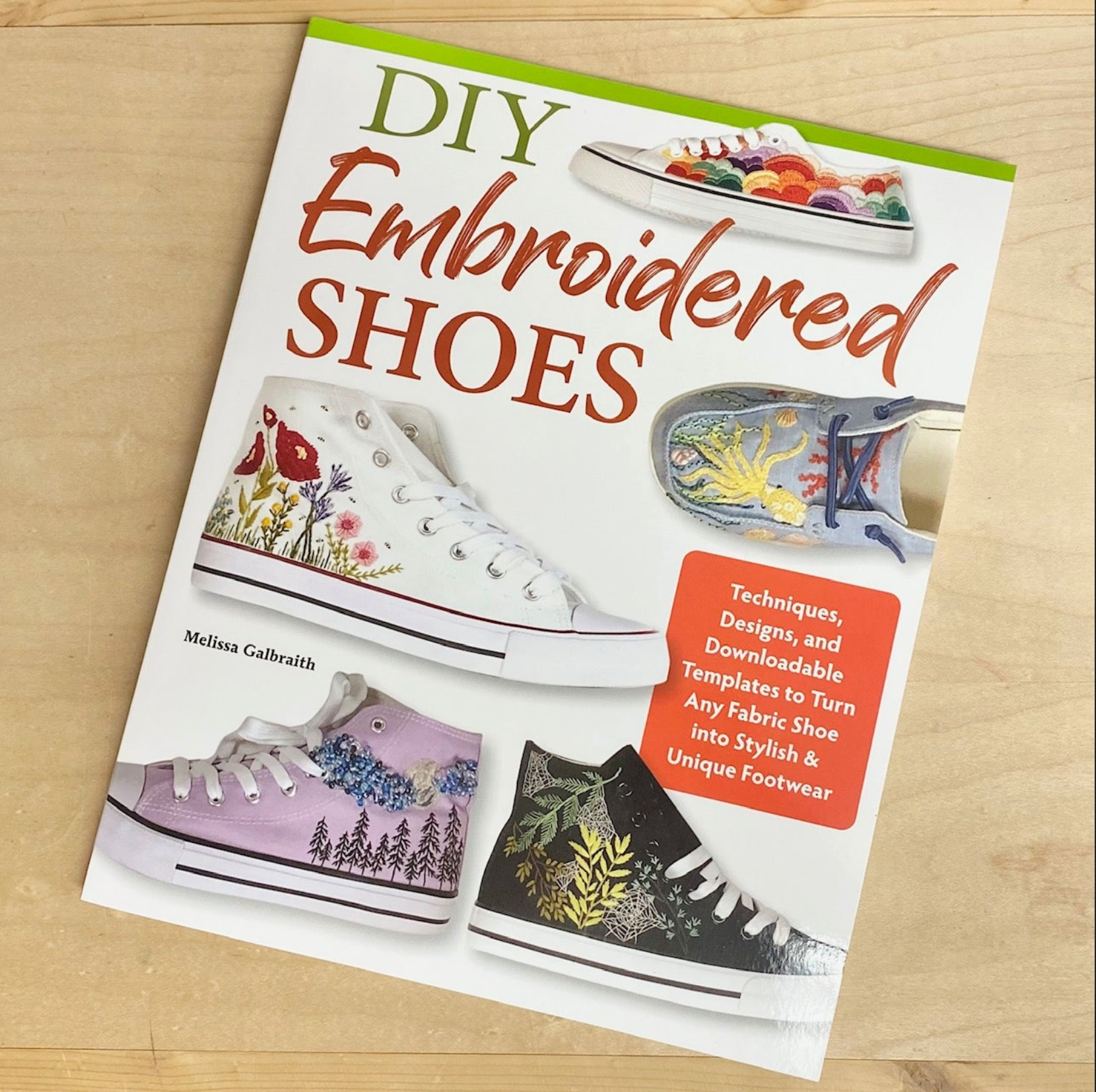 DIY Embroidered Shoes by Melissa Galbraith