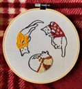 Cozy Sweater Kitties Craft DIY Embroidery Kit