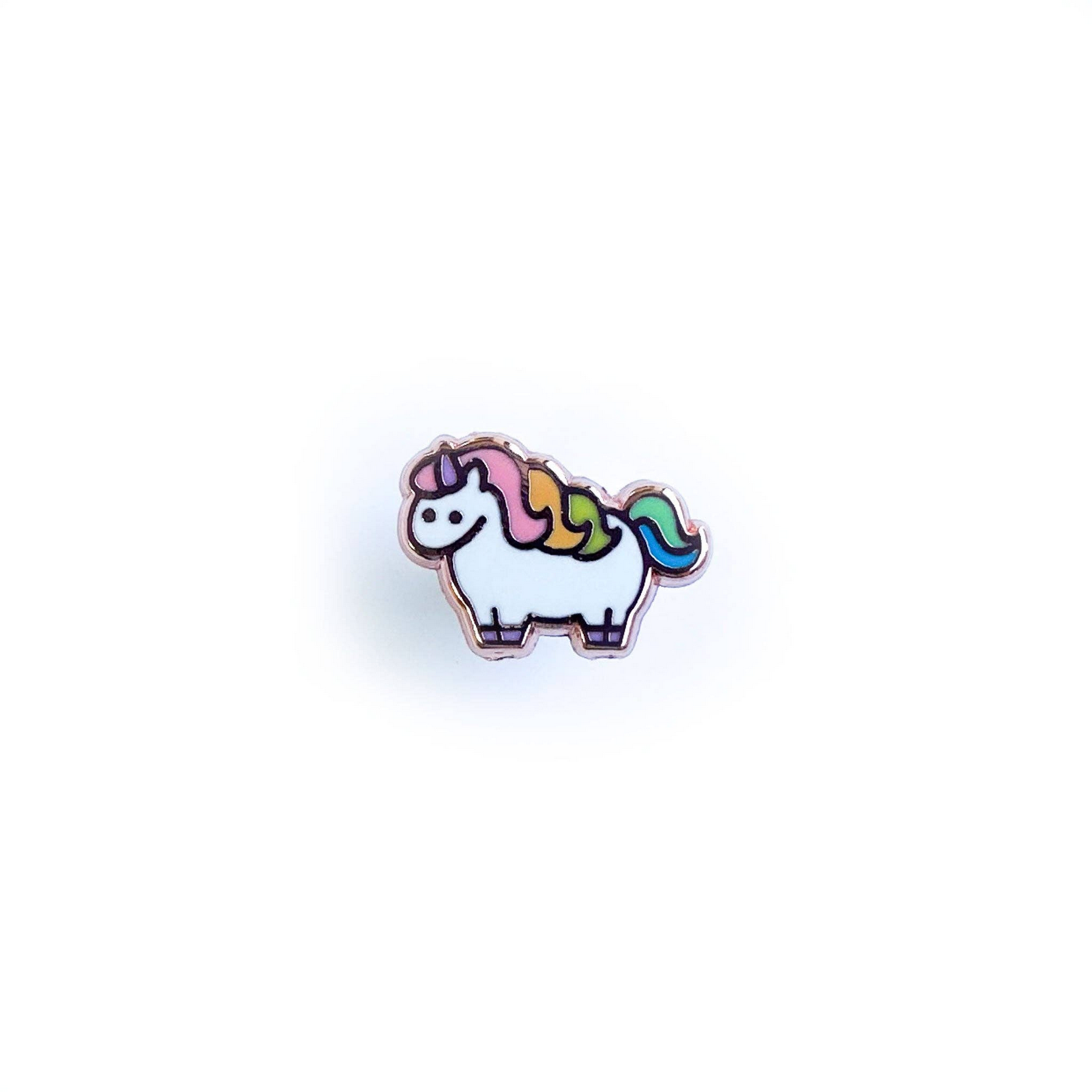Chubby Unicorn Mini Enamel Pin