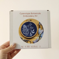 Cyanotype Botanicals - Botanical Embroidery Kit for Beginners