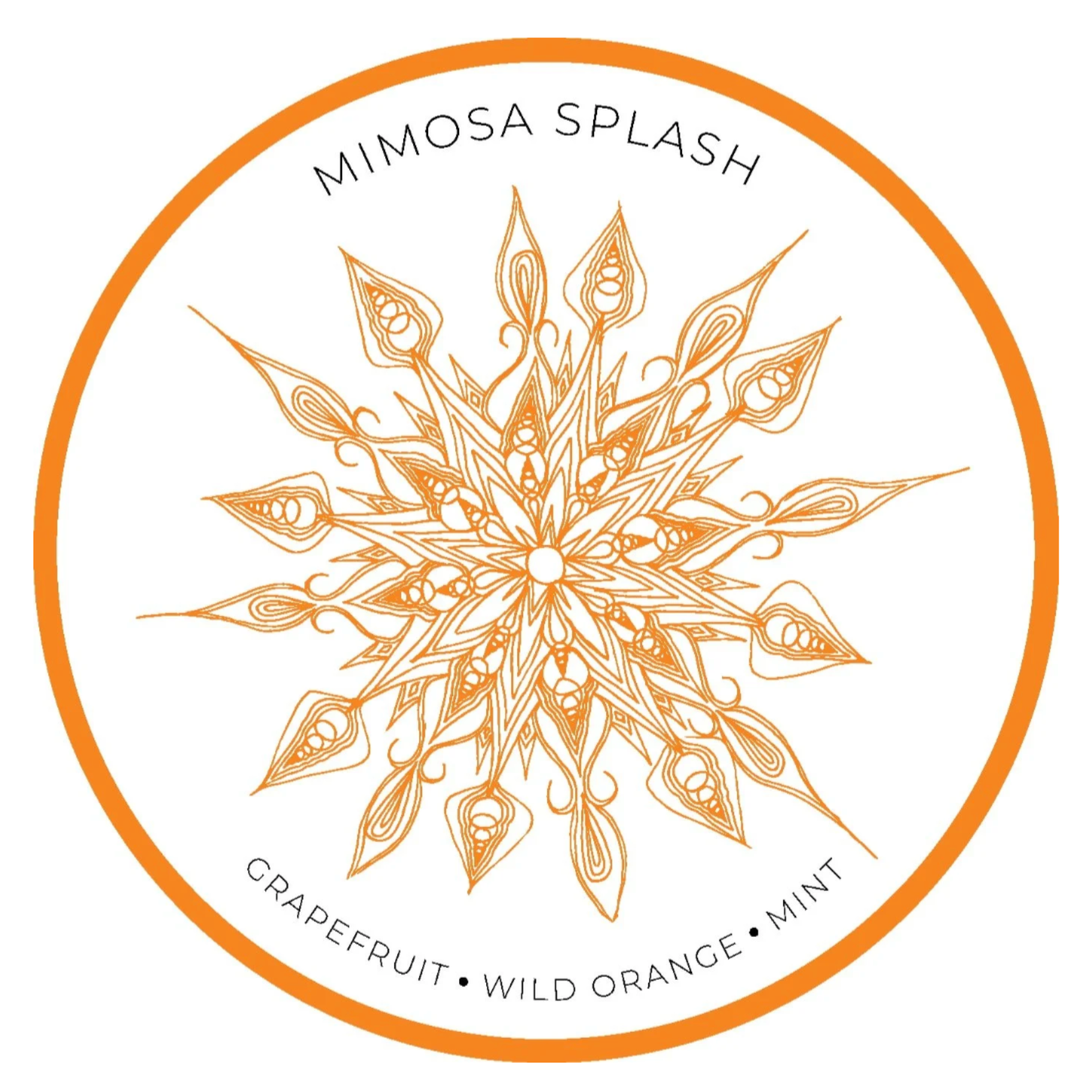 Mandala Moon Candles 10oz Glass Vessels