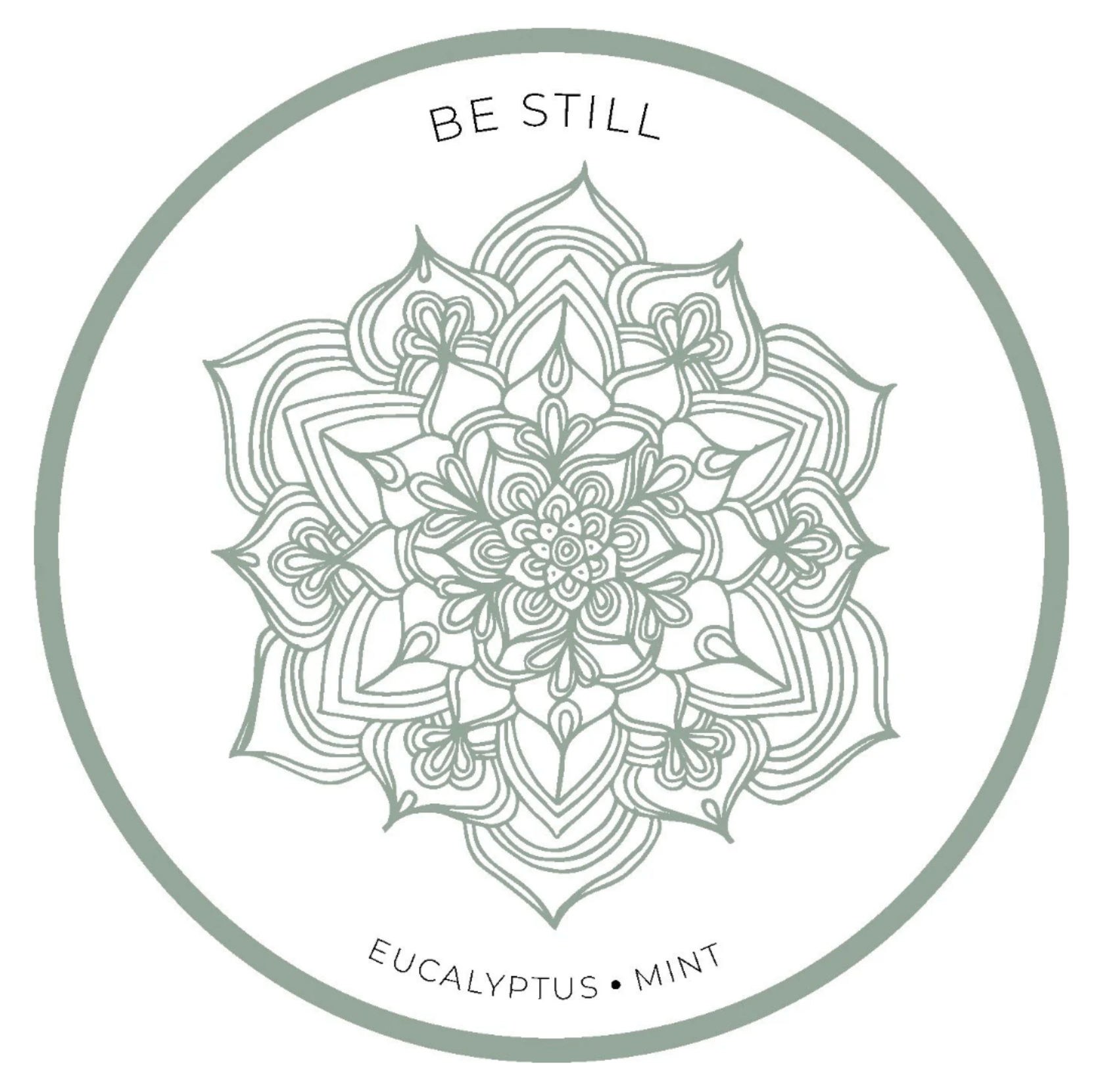 Mandala Moon Candles 10oz Glass Vessels