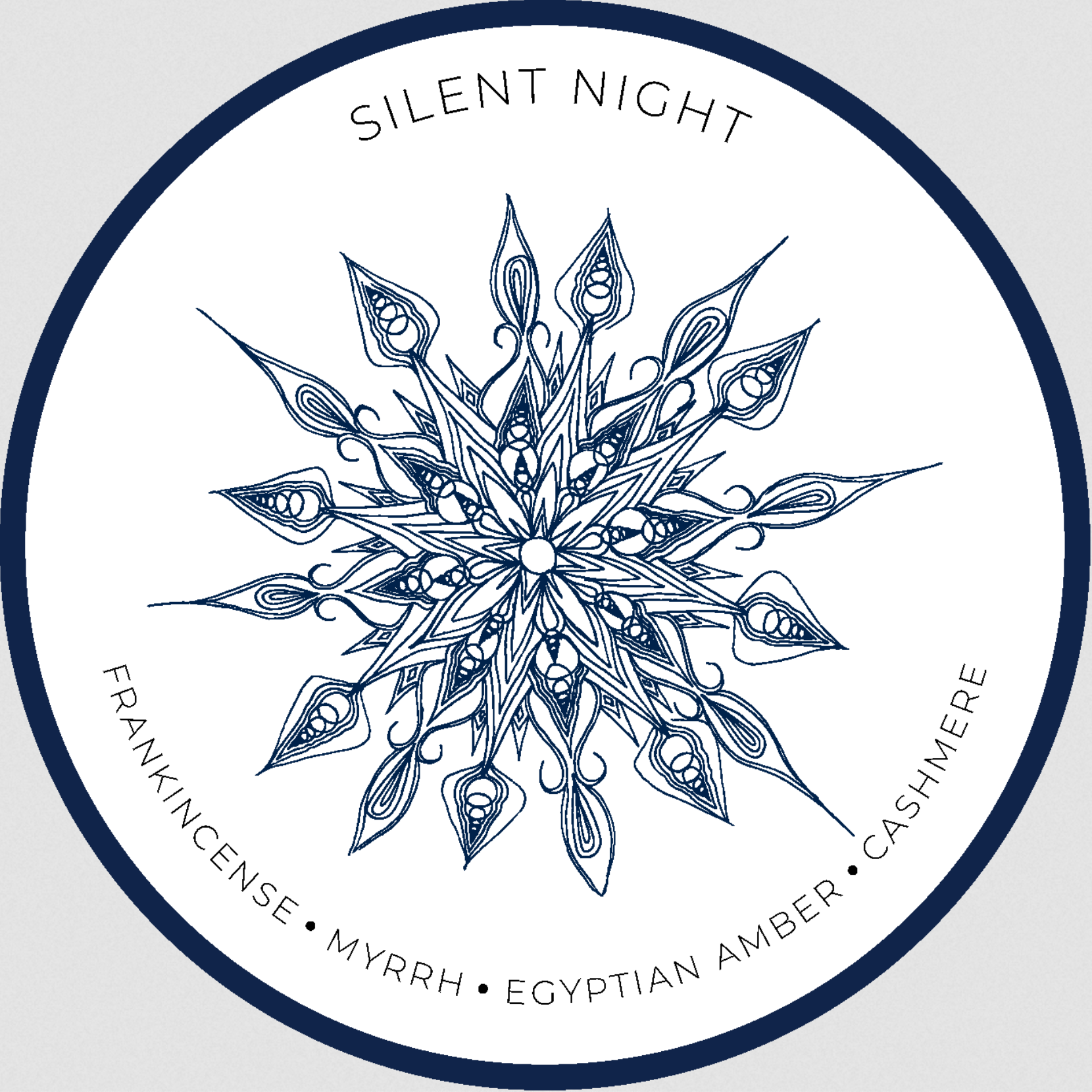 Mandala Moon Candles 10oz Glass Vessels