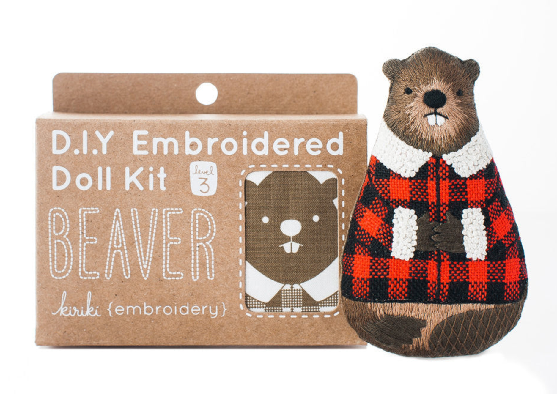 DIY Embroidery Doll Kit