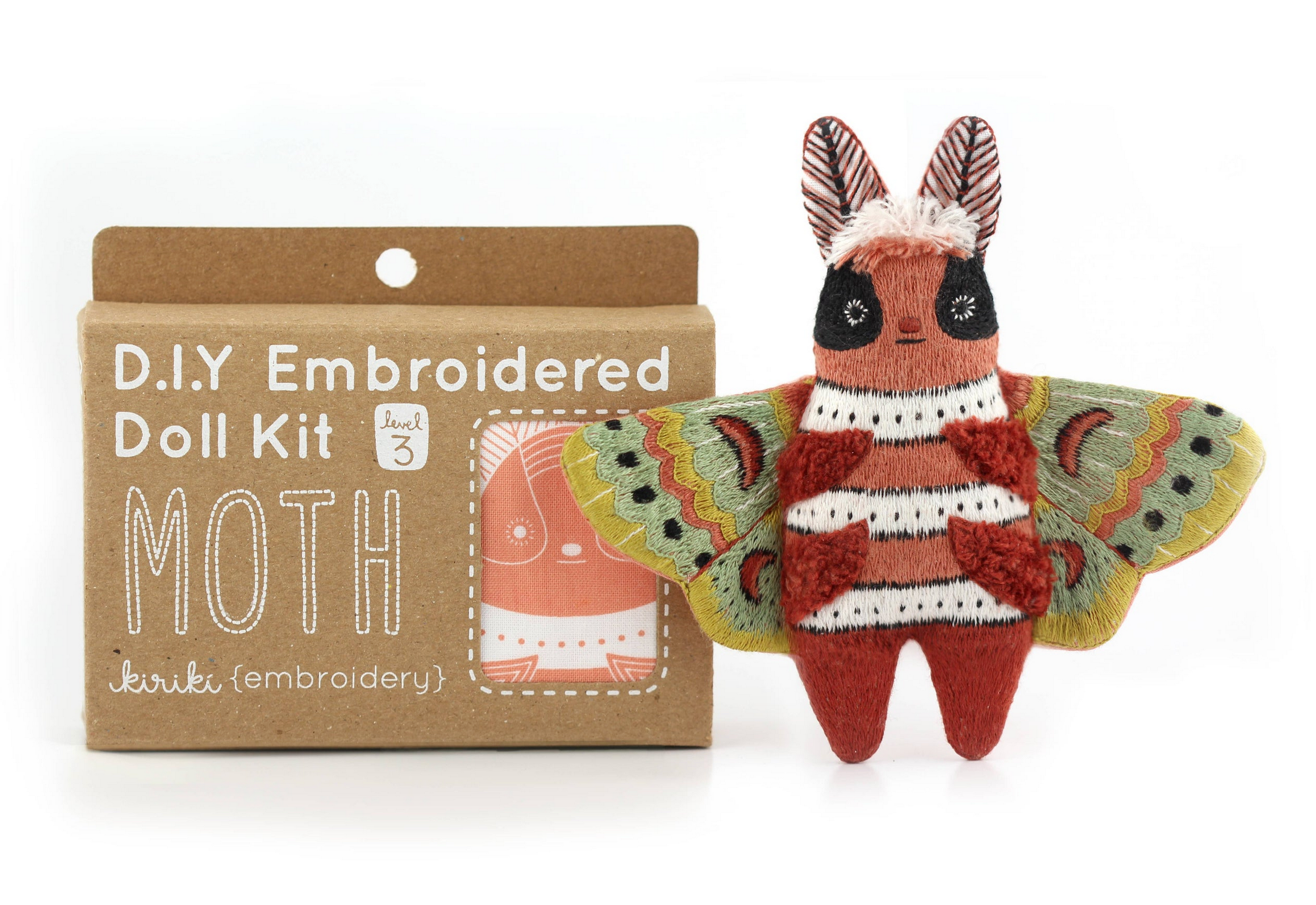 DIY Embroidery Doll Kit