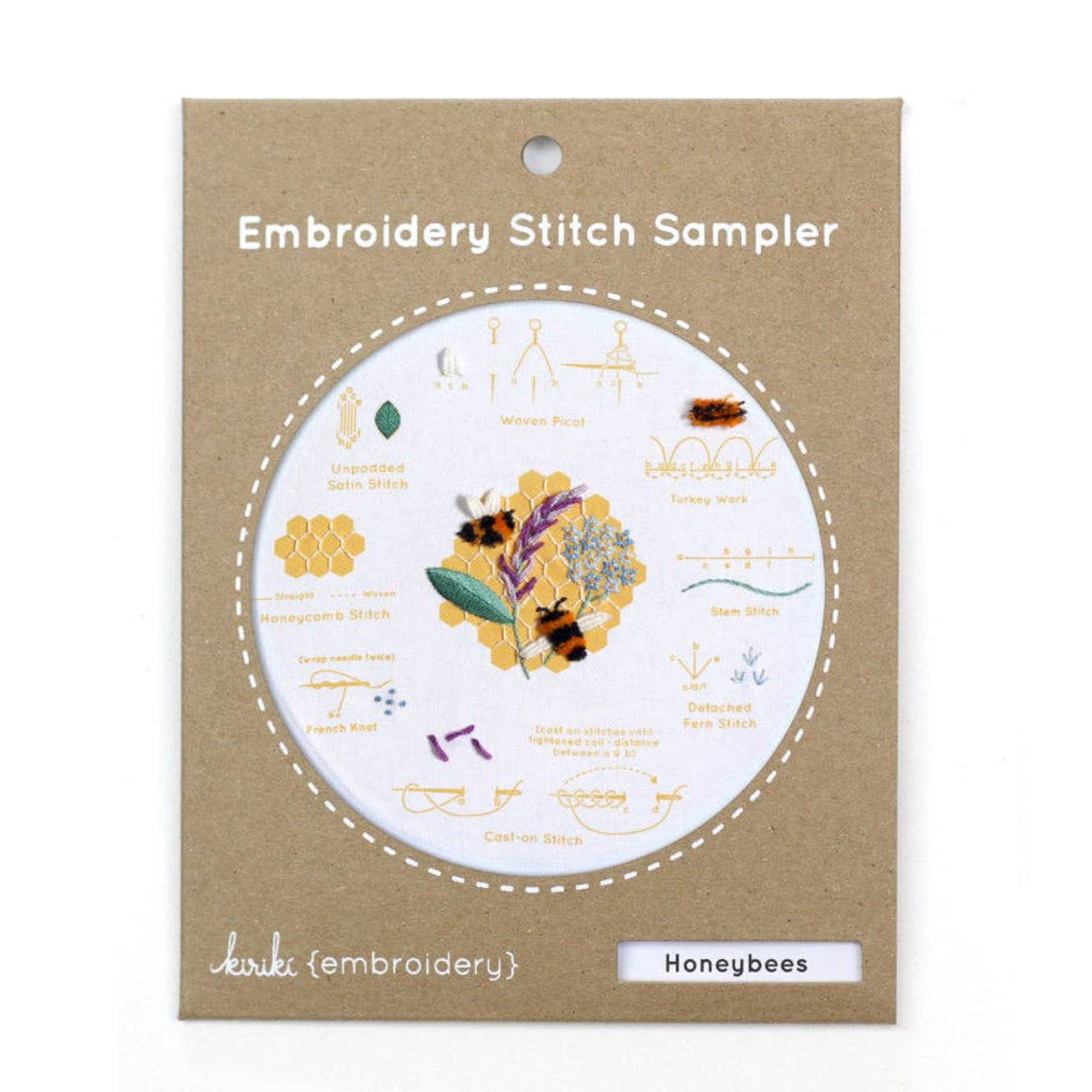 Embroidery Stitch Samplers by Kiriki Press