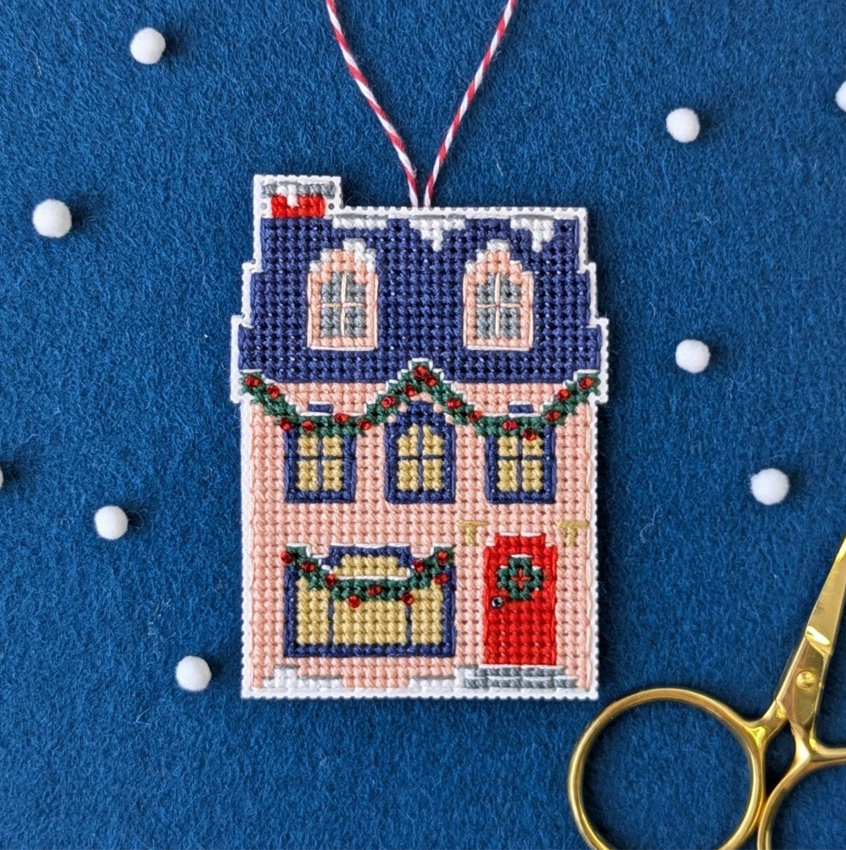 Holiday Homes Cross Stitch Kits