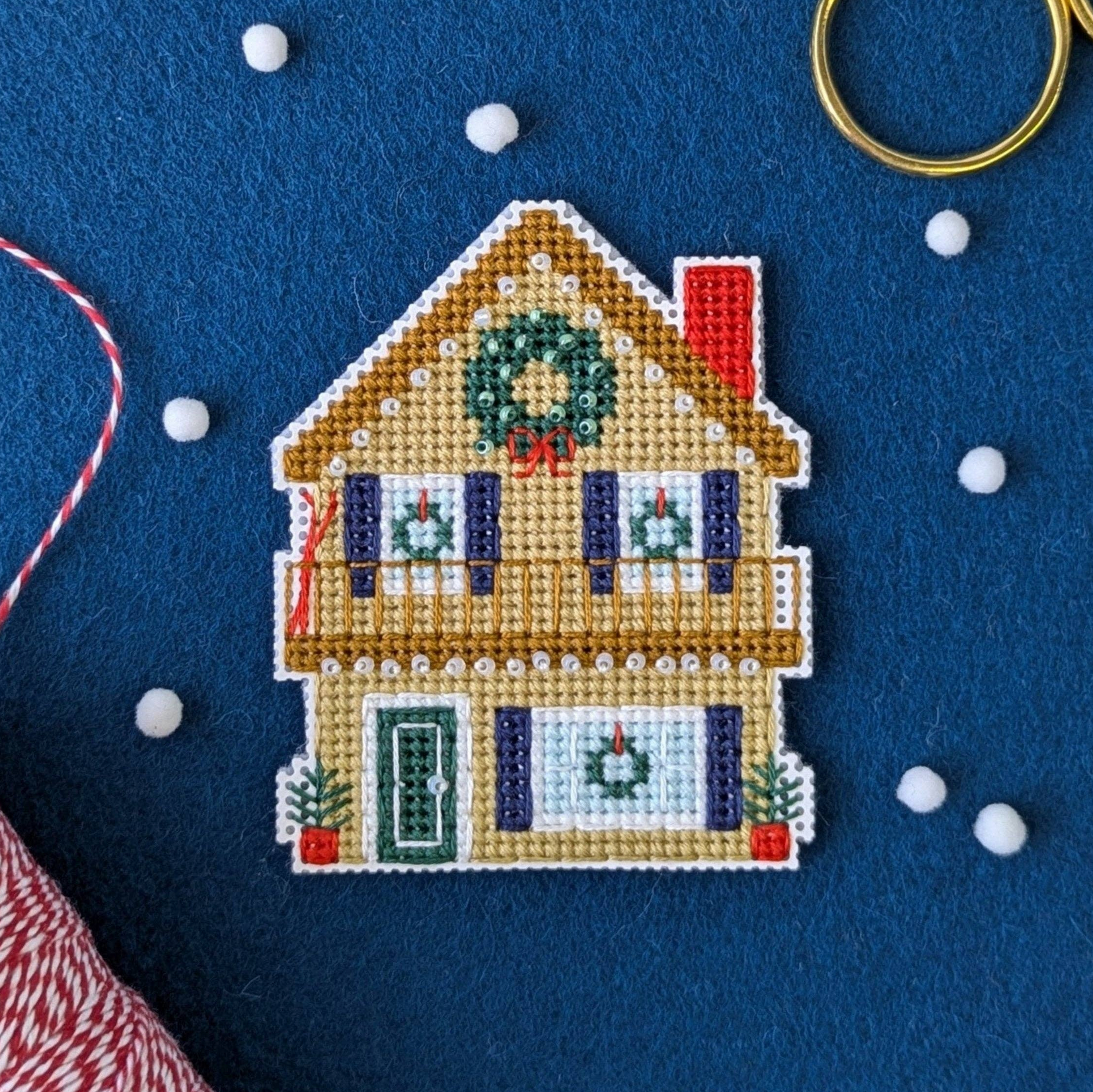 Holiday Homes Cross Stitch Kits