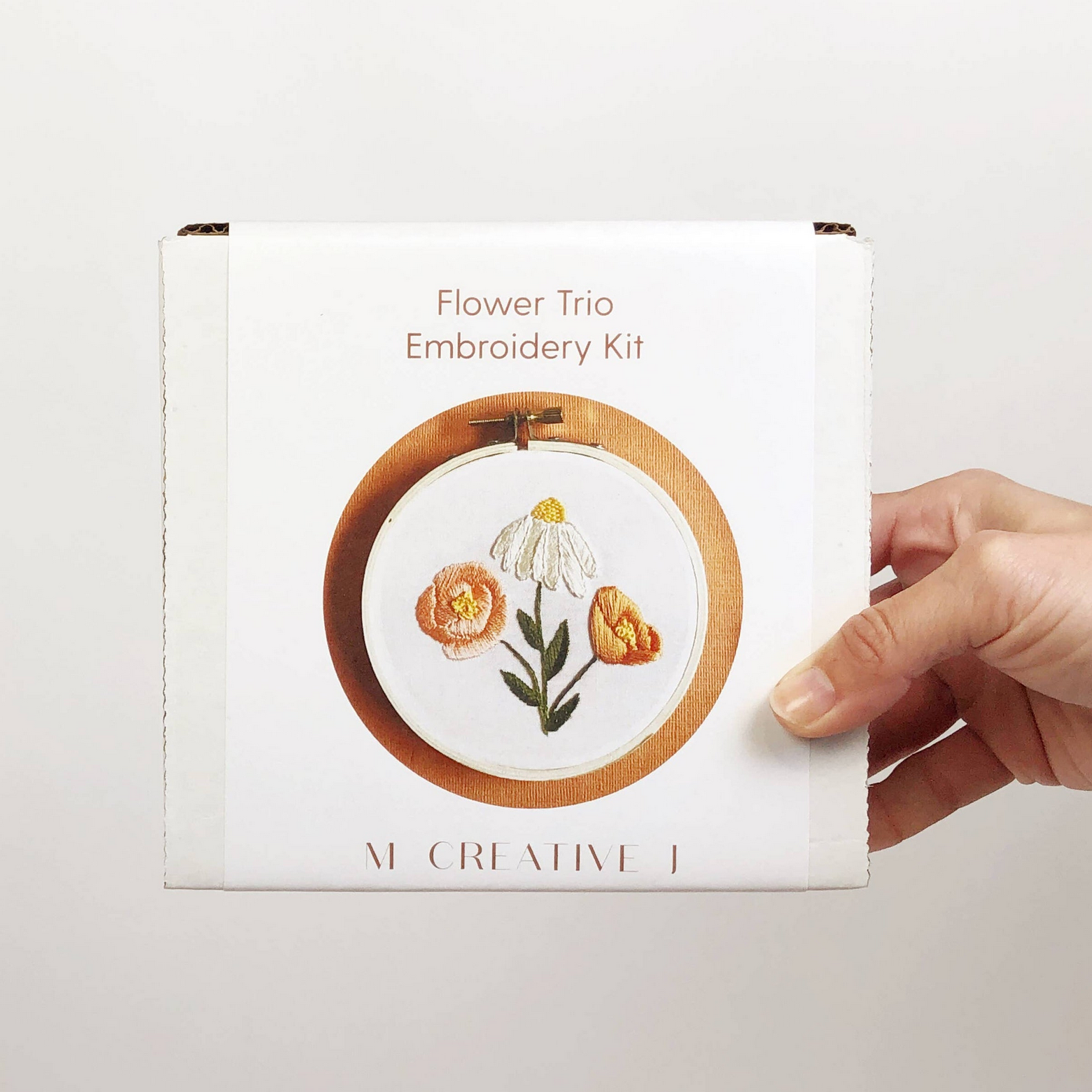 Flower Trio Embroidery Kit by MCreativeJ