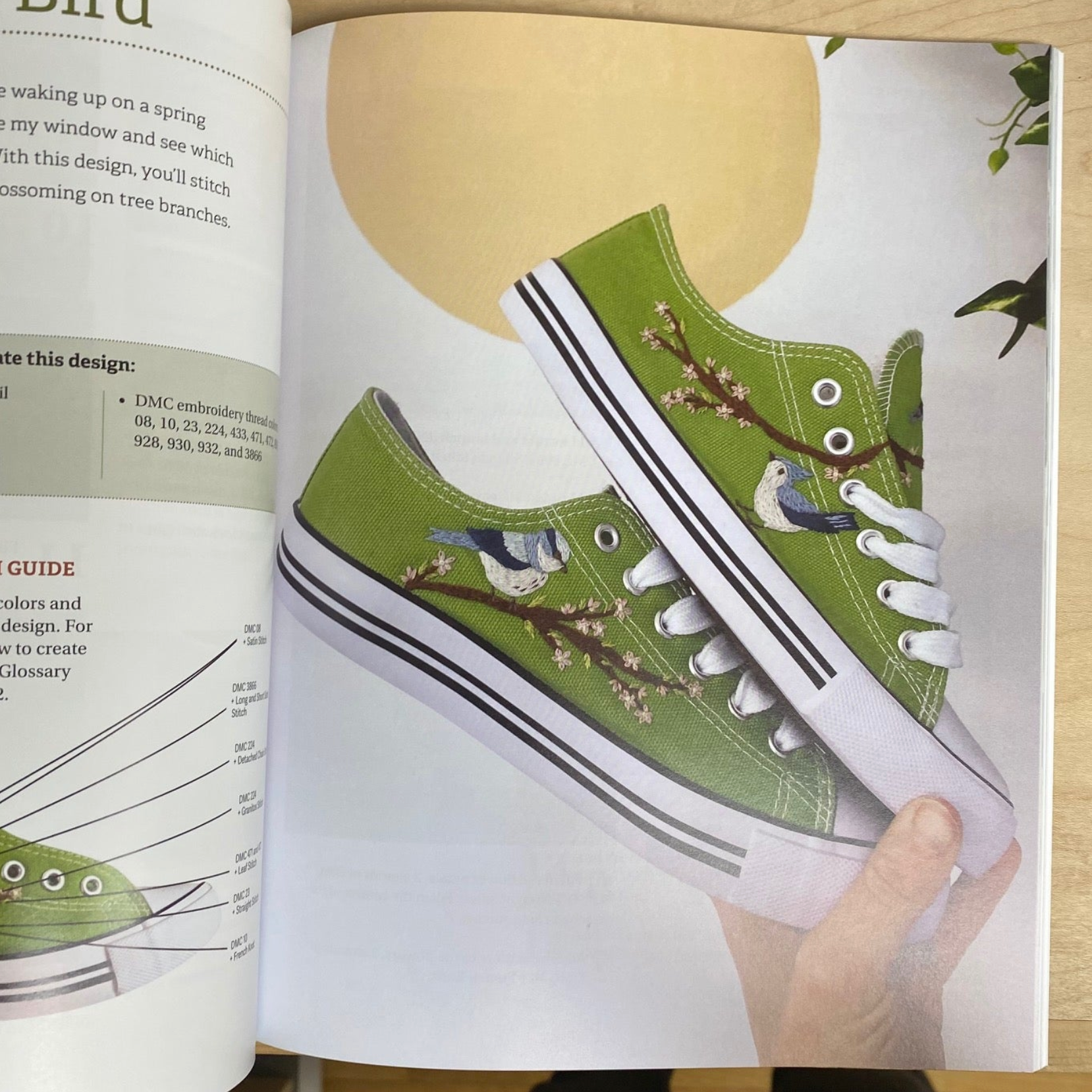 DIY Embroidered Shoes by Melissa Galbraith