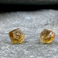 Earth Play Raw Gemstone Sterling Silver Stud Earrings