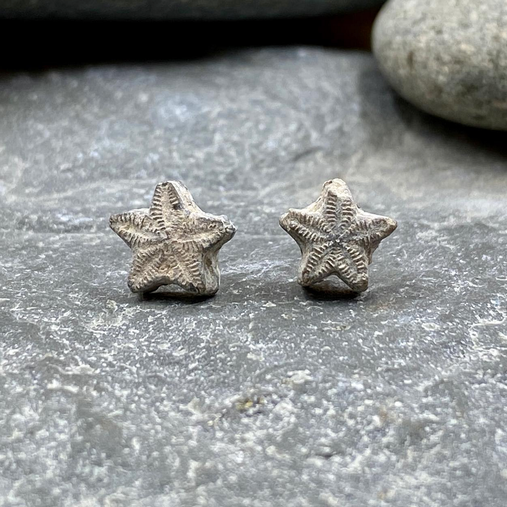 Earth Play Raw Gemstone Sterling Silver Stud Earrings