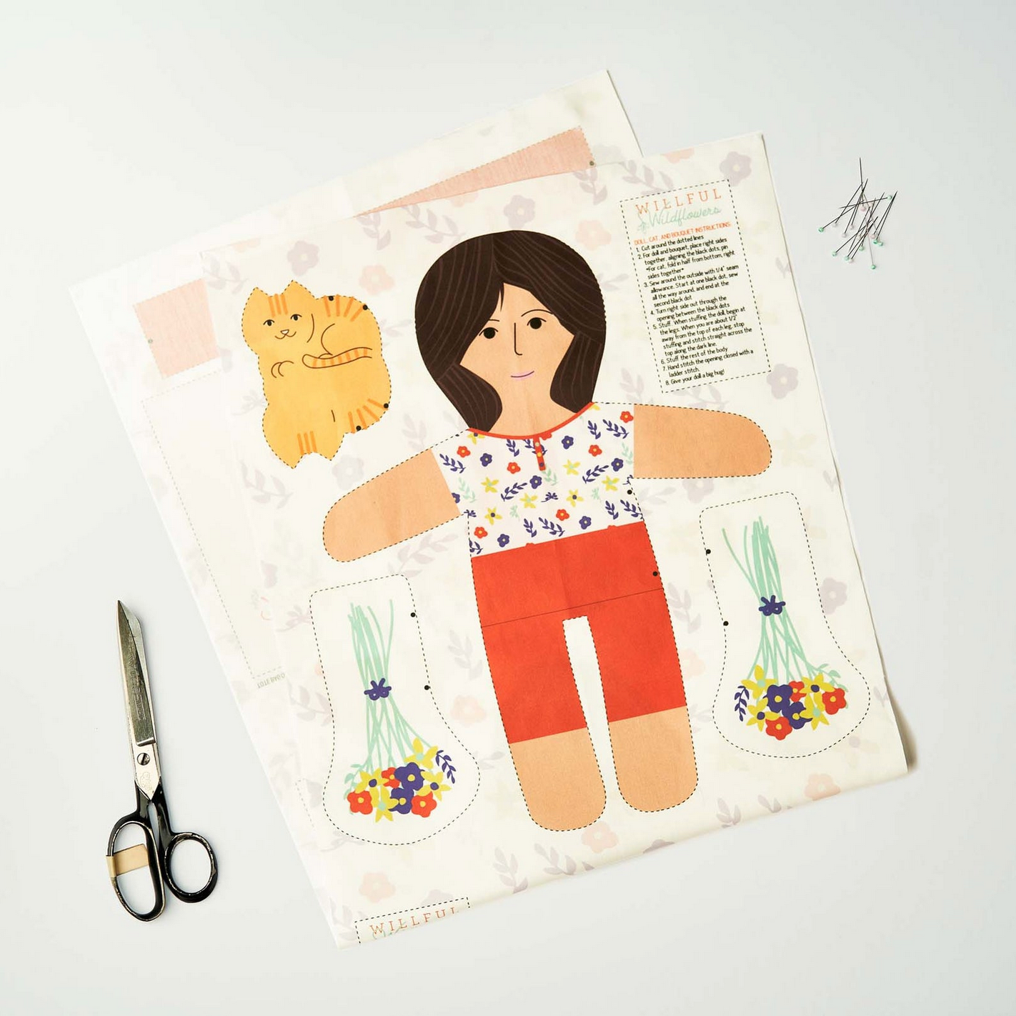 Modern Cut and Sew Doll Kits