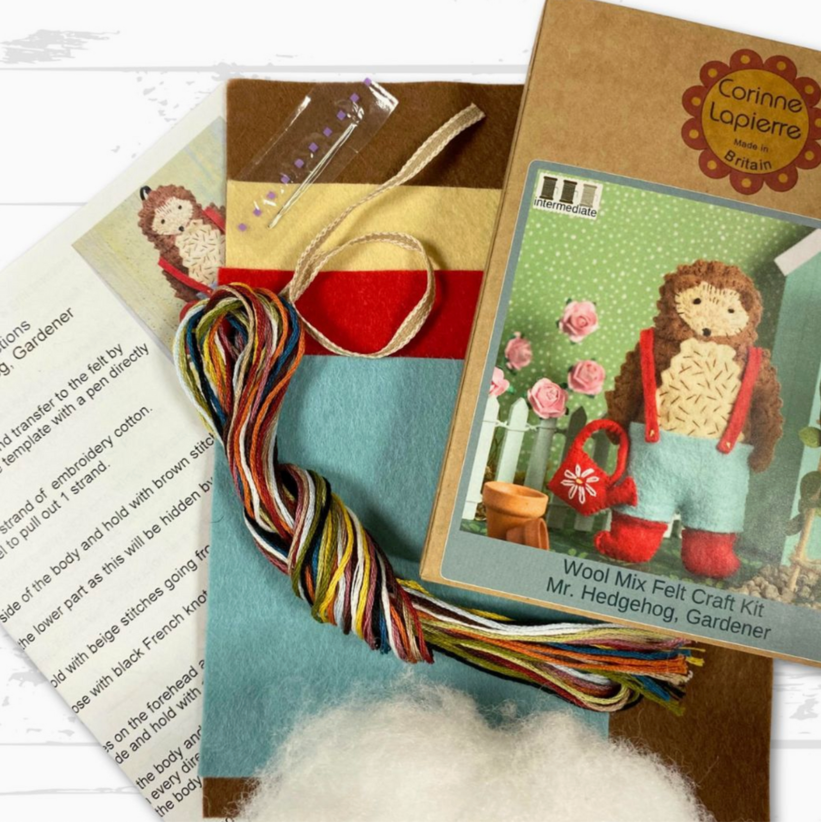 Mr. Hedgehog Felt Craft Kit