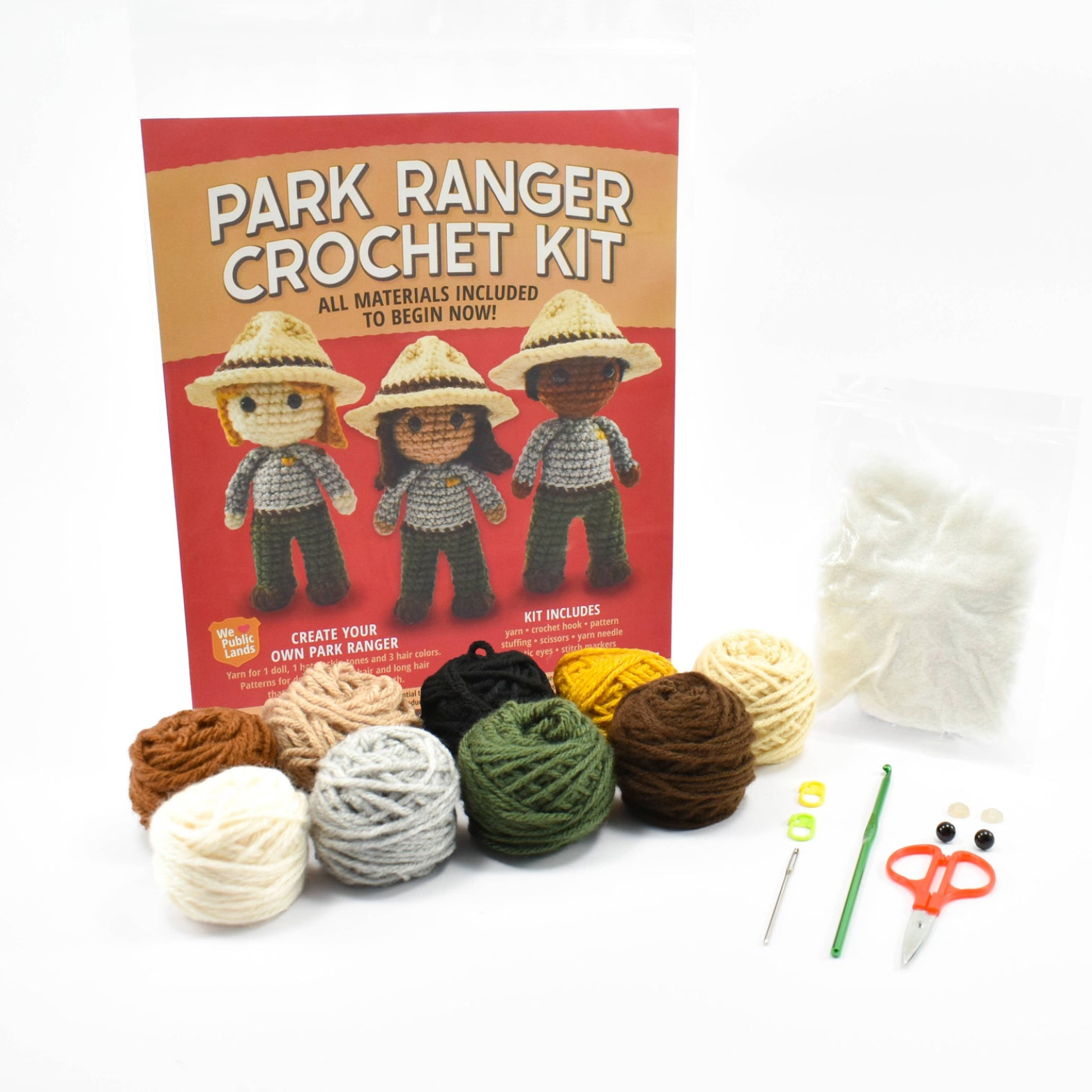 Park or Forest Ranger Crochet Kits