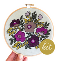 Violet Vibes Cross Stitch Kit