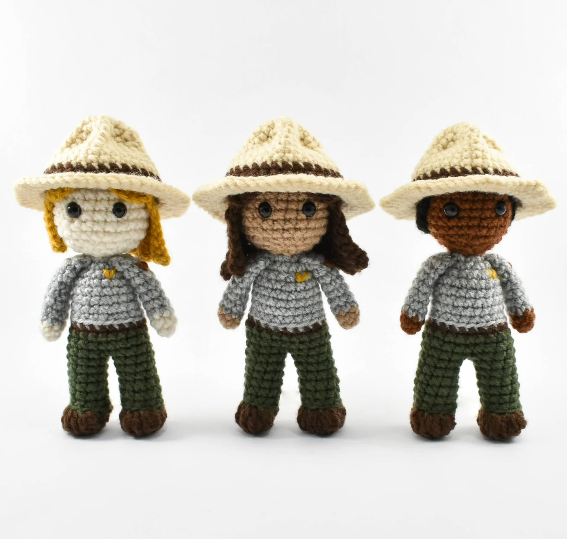 Park or Forest Ranger Crochet Kits