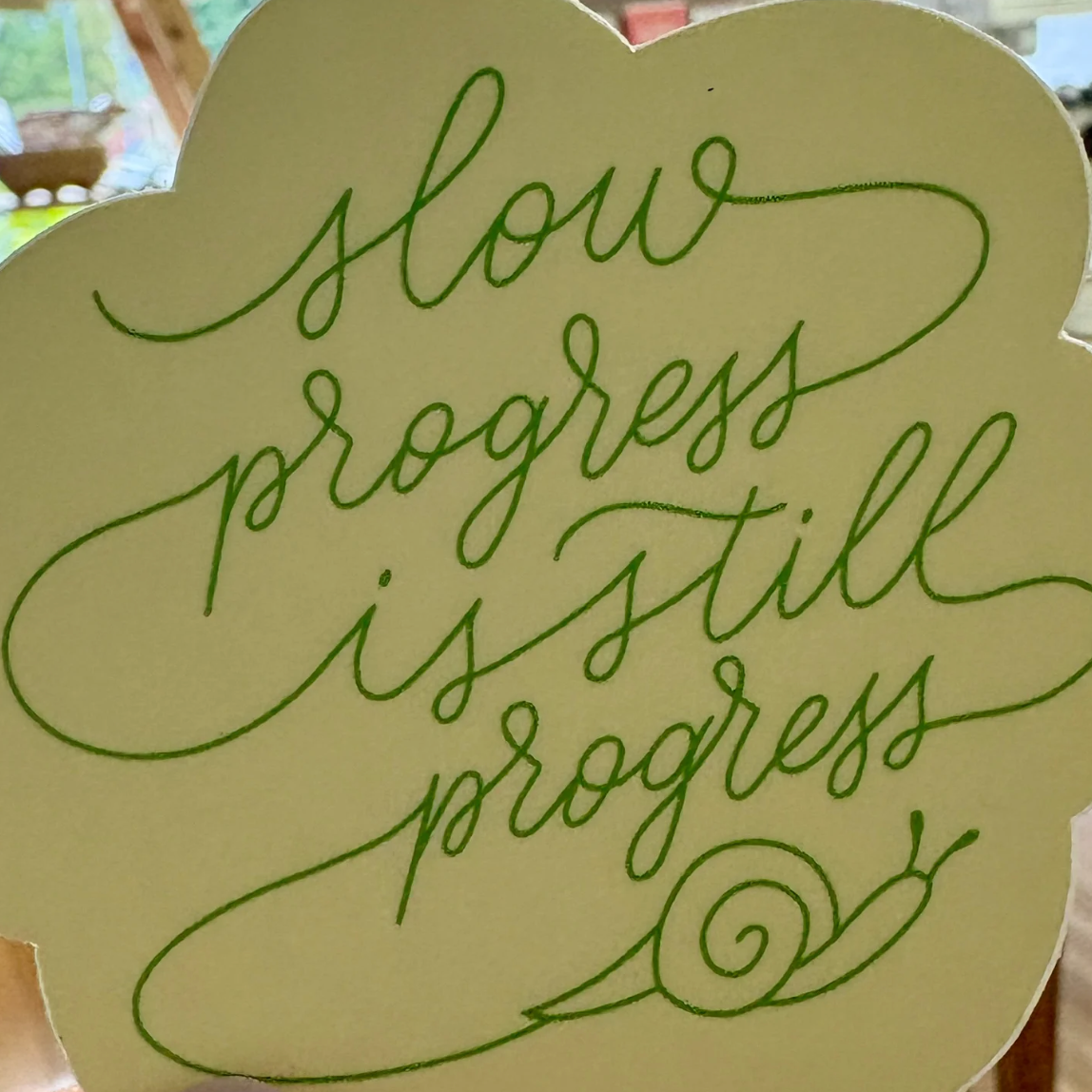 Slow Progress Sticker