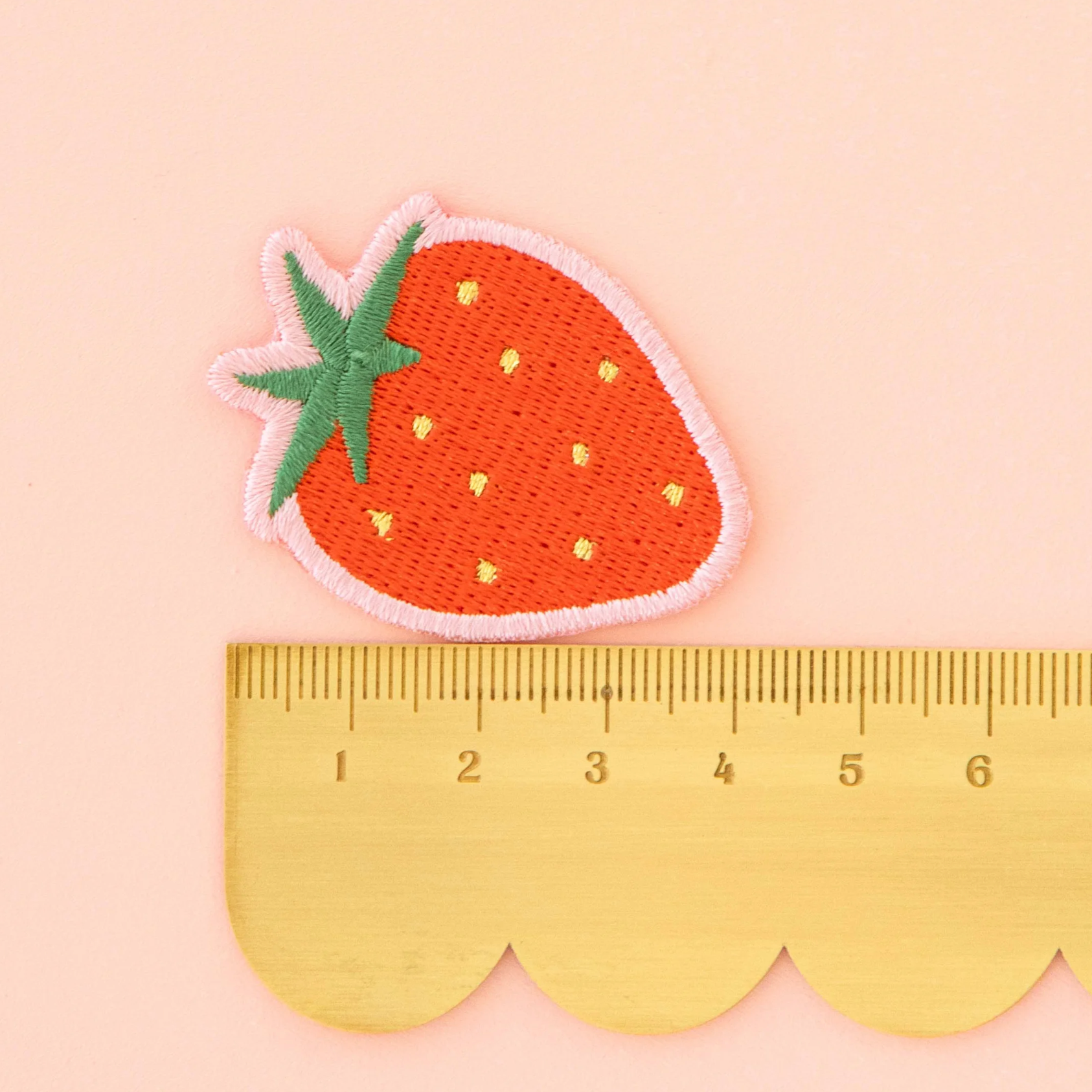 Strawberry Iron-On Patch