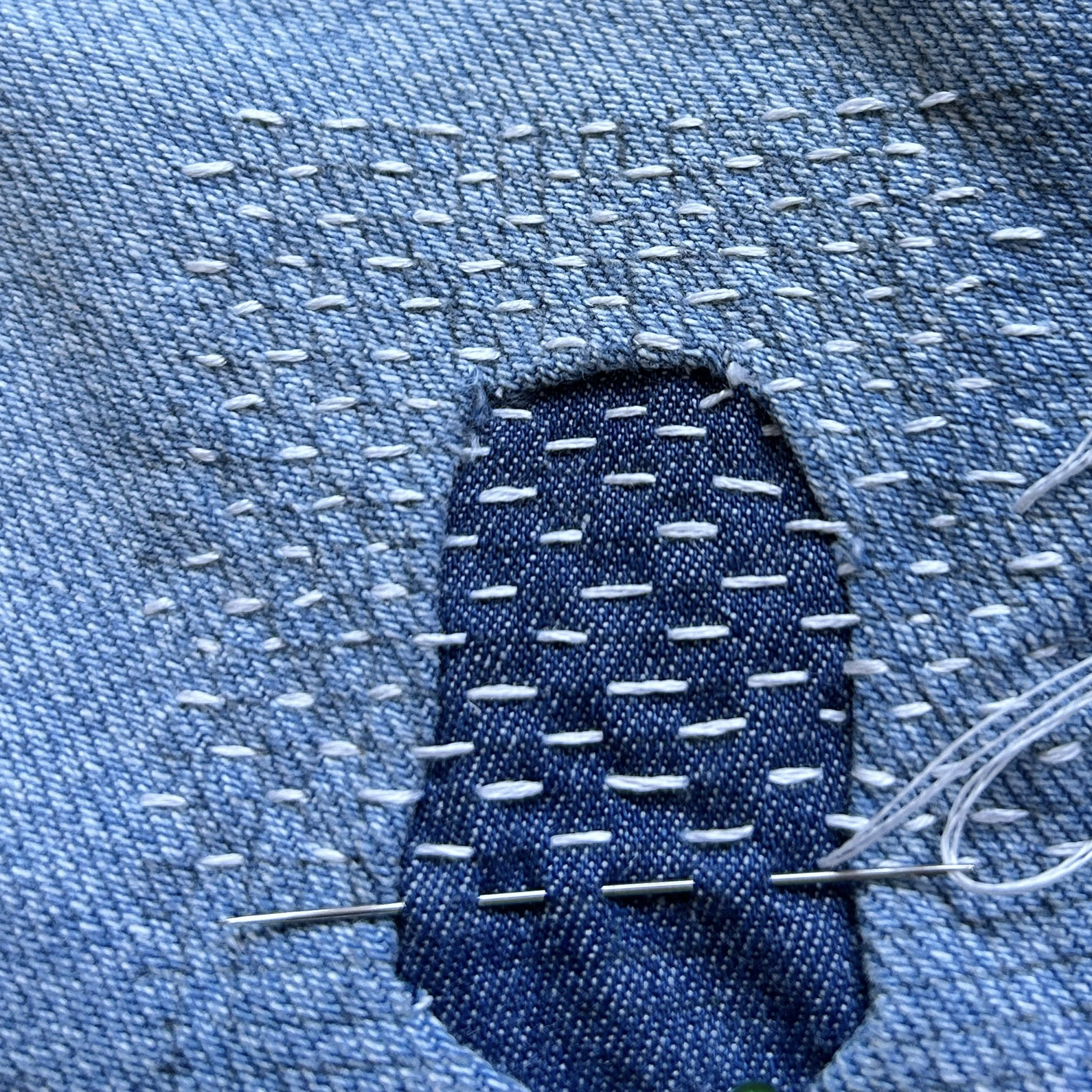 Sashiko Style Visible Mending April 25th 2-4pm