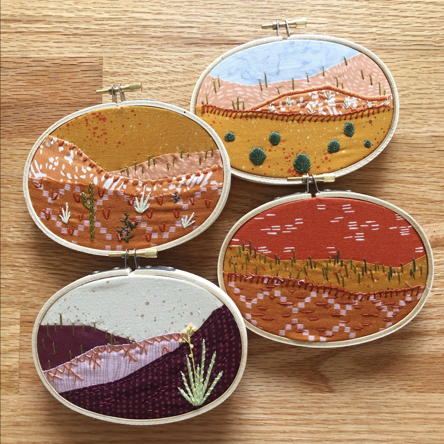Fabric Landscapes: Collage with Fabric & Thread March 21st 2-4pm