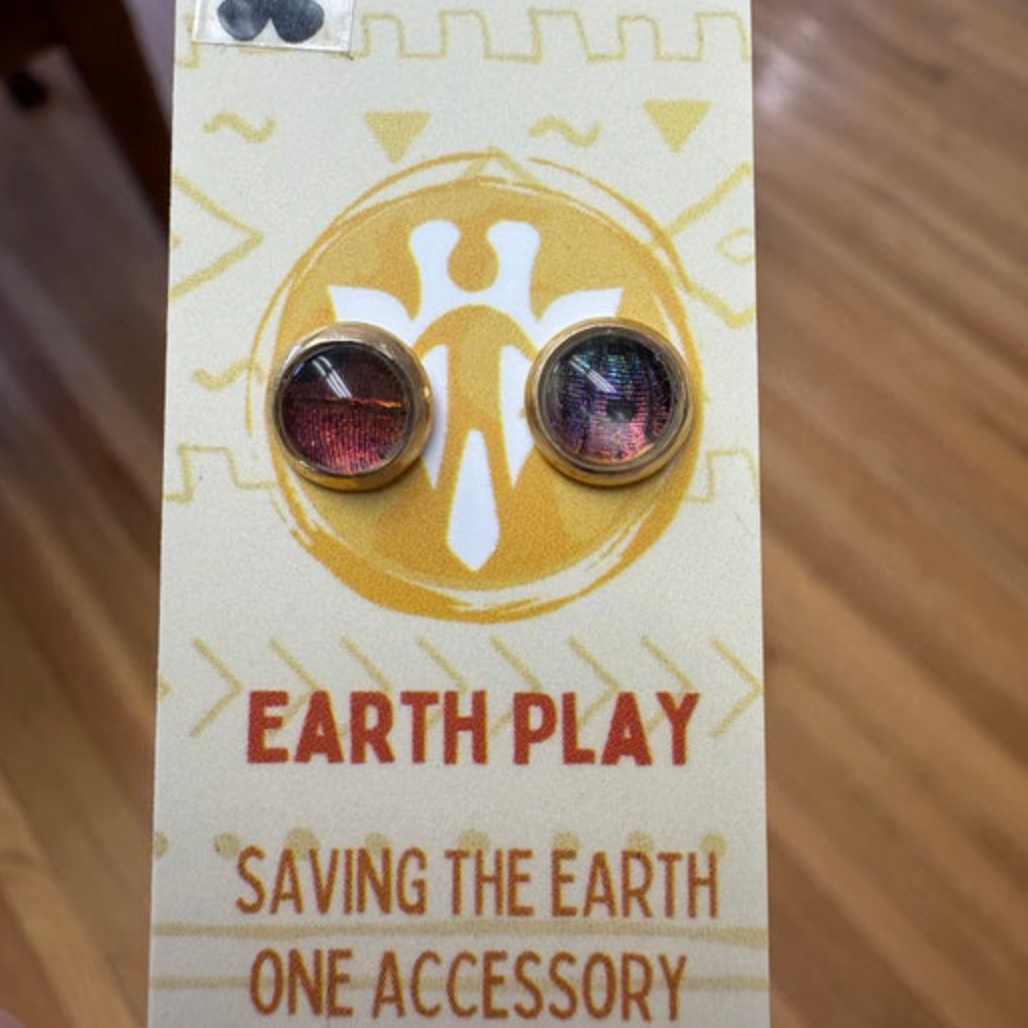 Earth Play Butterfly Studs