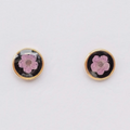 Lace & Pearls Pressed Flower Earrings (small)