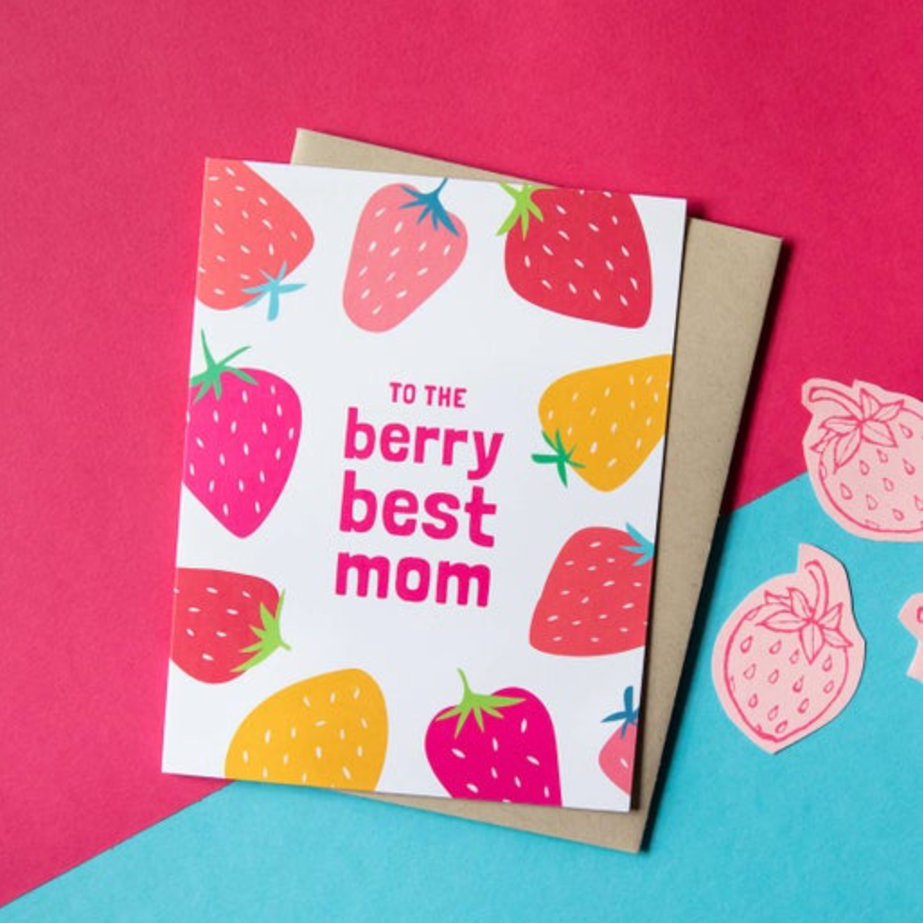 Berry Best Mom Mother's Day card