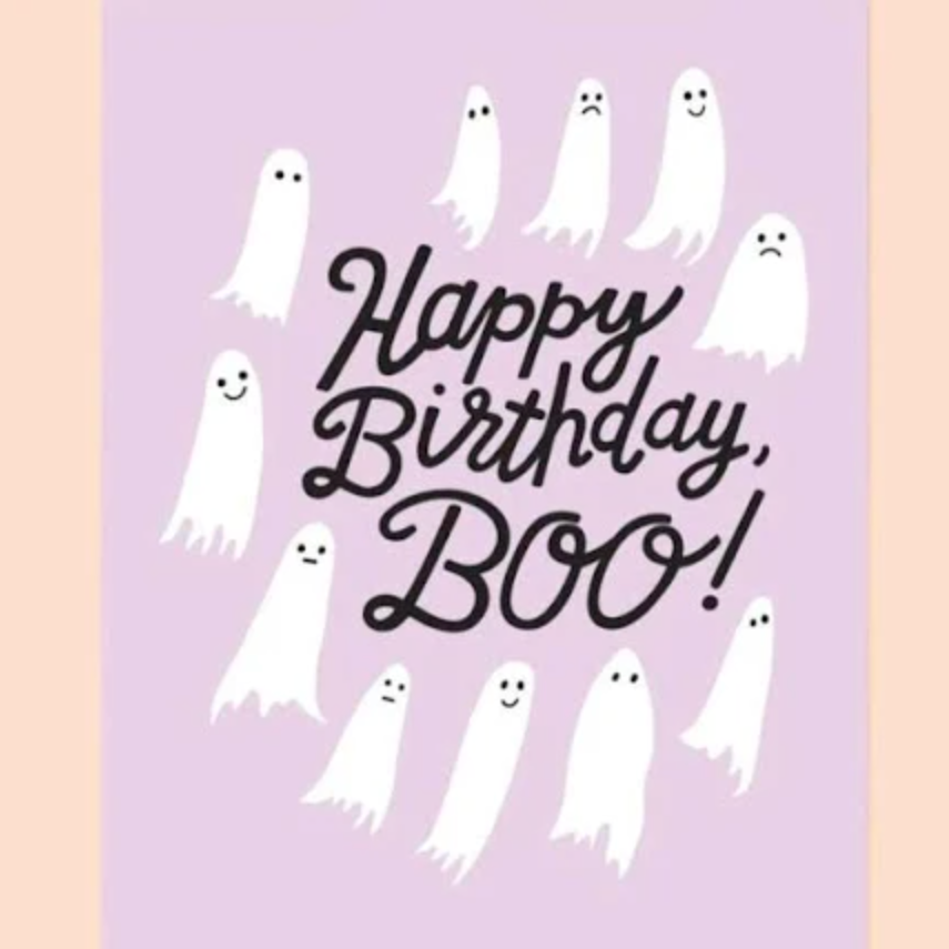 Birthday Boo Card