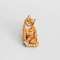 Orange Cat v2 Enamel Pin