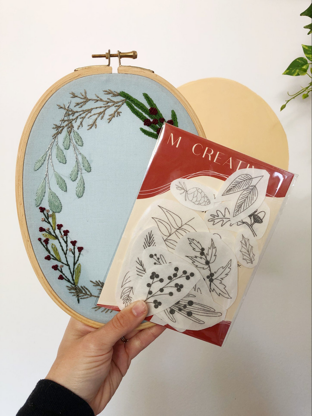 Winter Forage Stick and Stitch Embroidery Patterns
