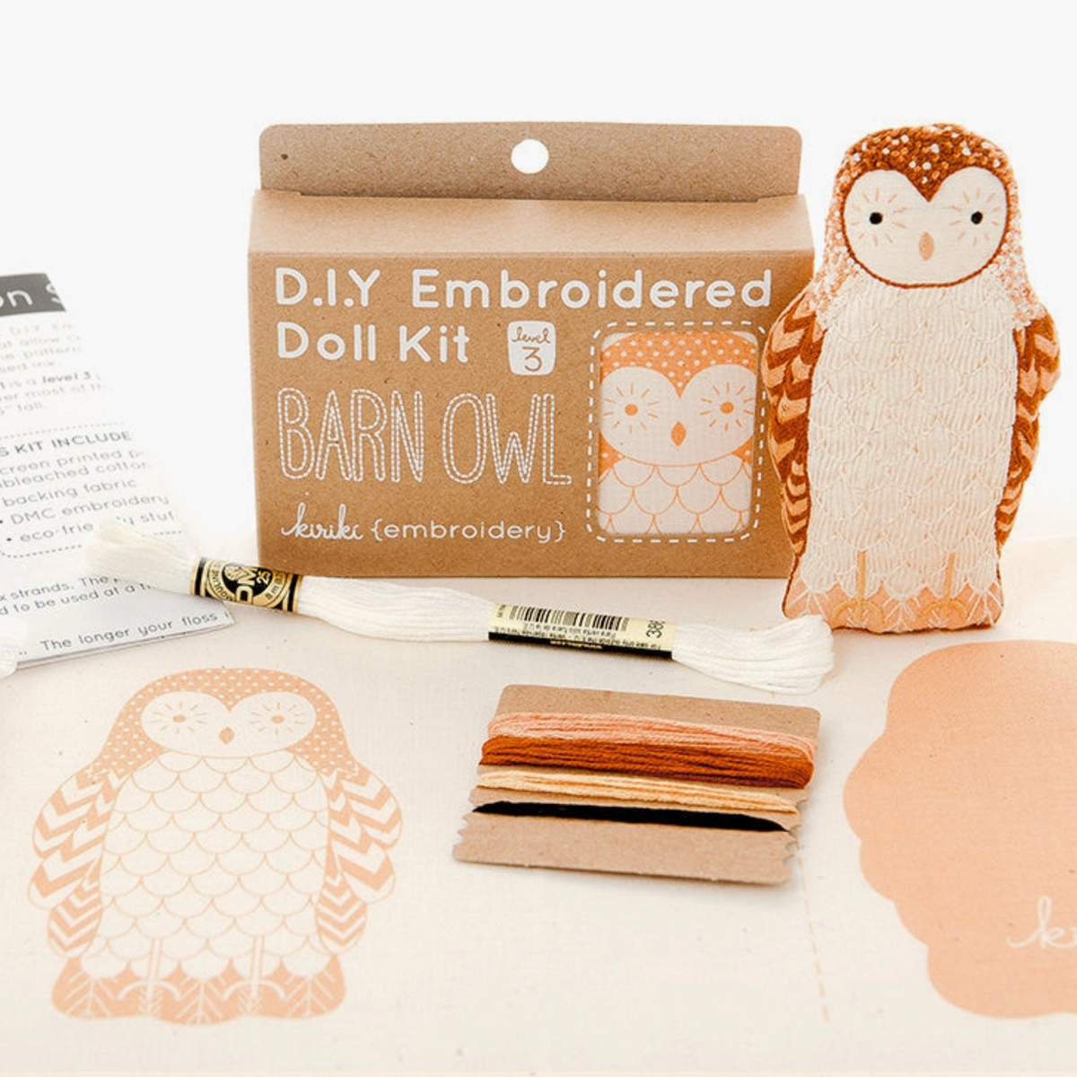 DIY Embroidery Doll Kits by kiriki press