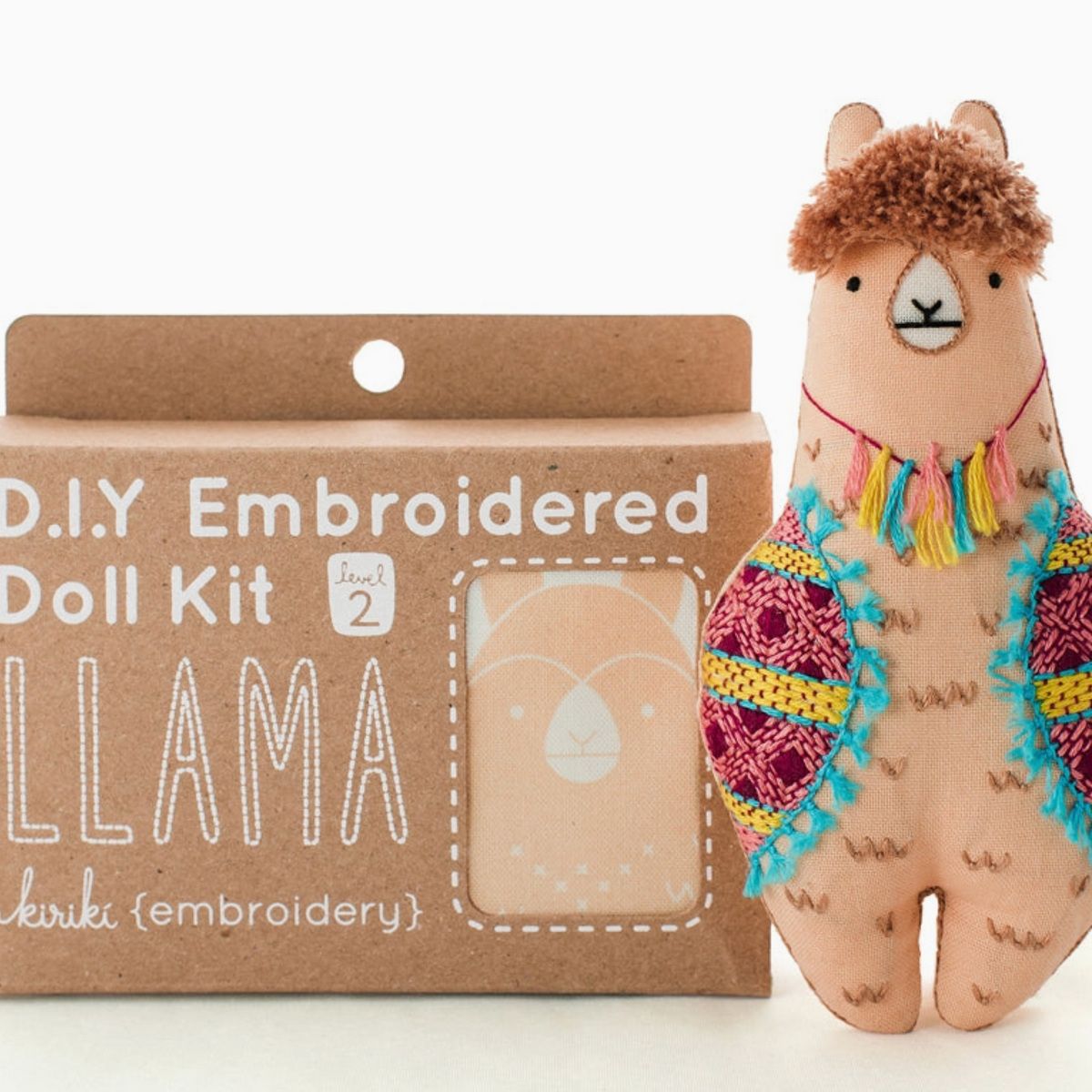 DIY Embroidery Doll Kits by kiriki press