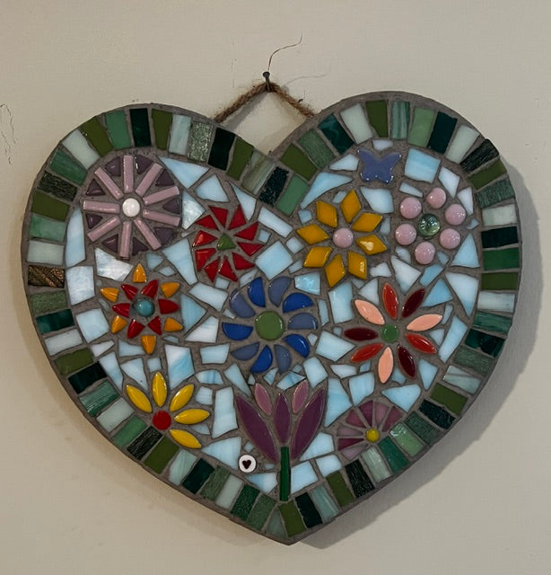Mosaic Heart Wall Hangings Feb 7th 1-5pm
