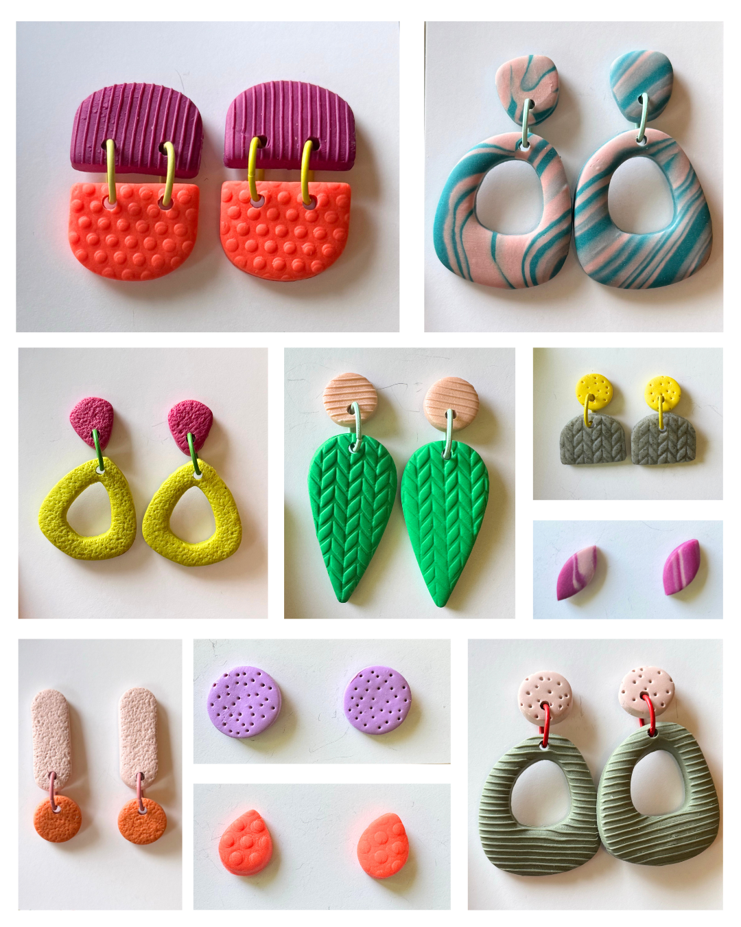 Polymer Clay Earrings Nov 7th 5-8pm