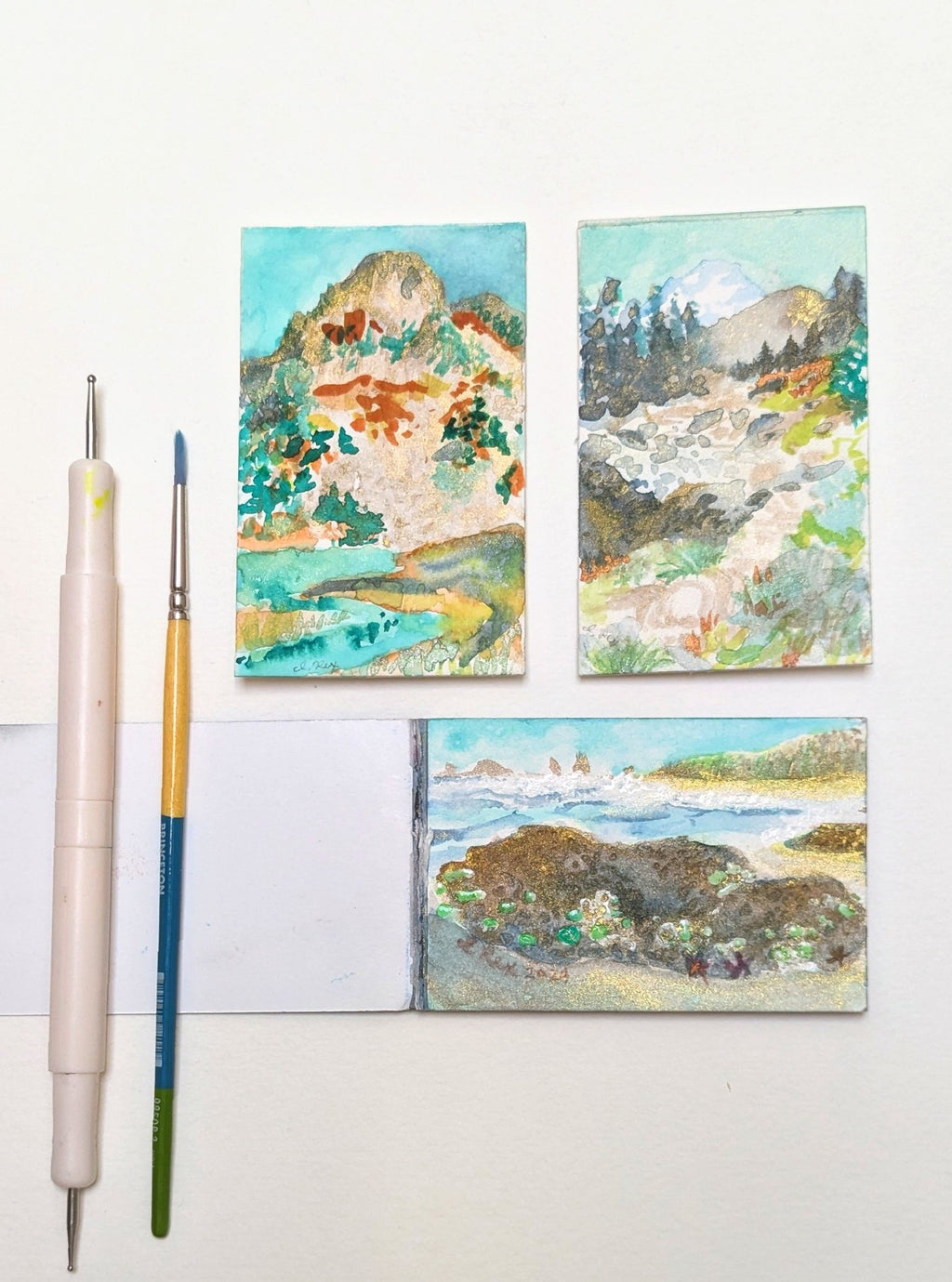Mini Watercolor Landscapes Nov 14th 12-2pm