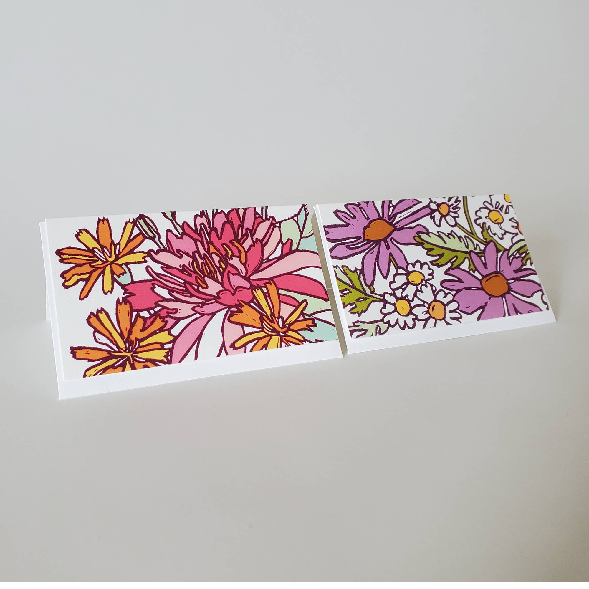 Daisy Flower Mini Note Card, Florist Gift Tag
