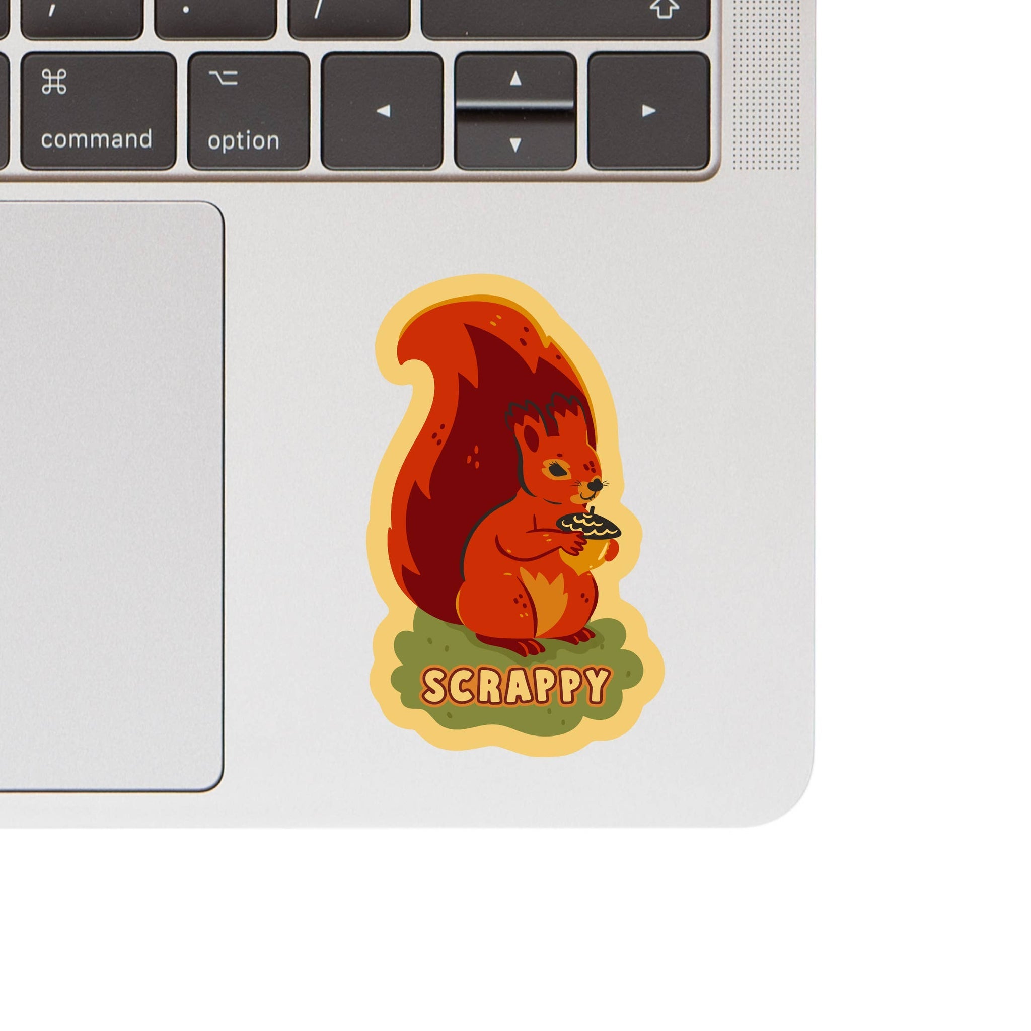 Scrappy Squirrel High Quality Vinyl Sticker