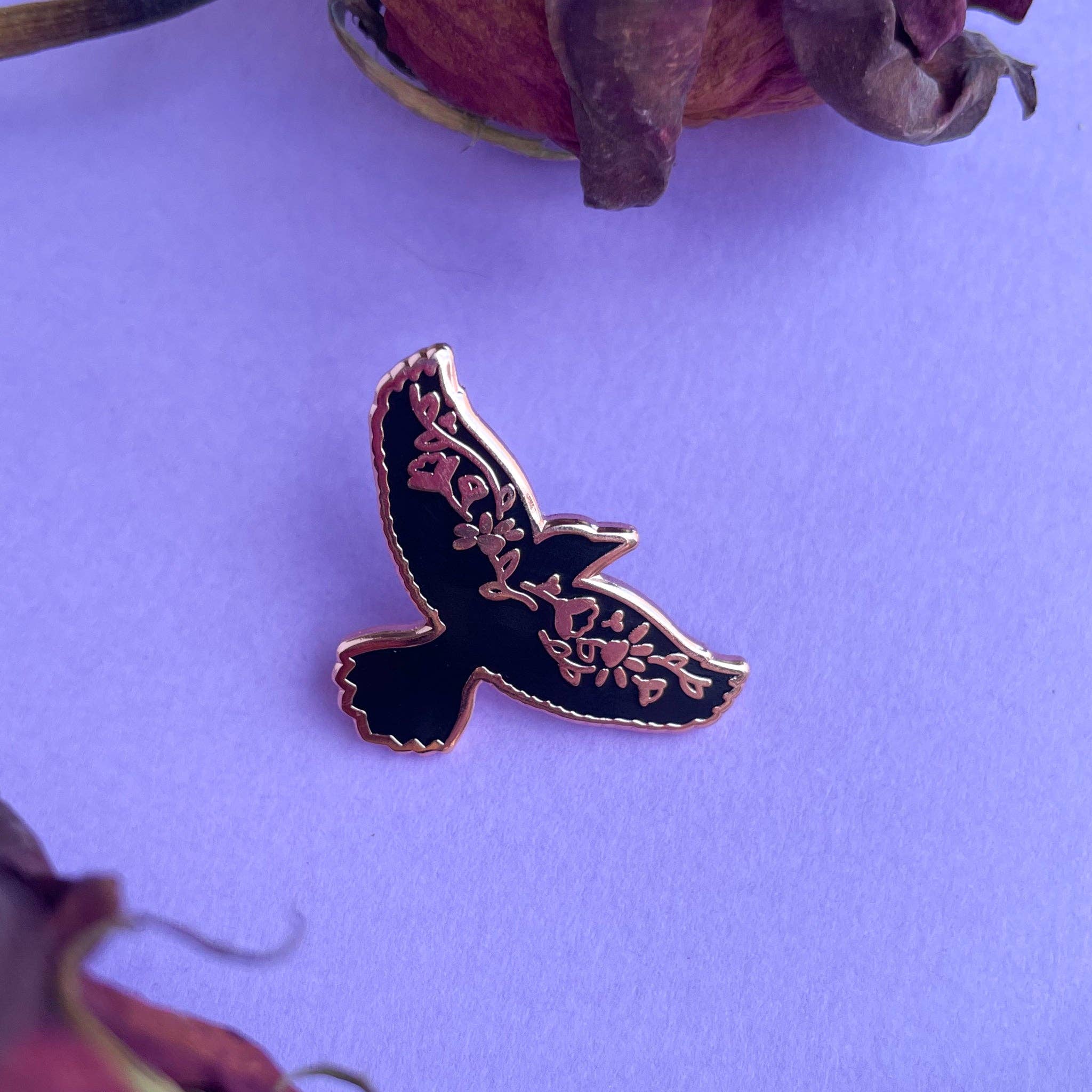 Floral Omen Enamel Pin