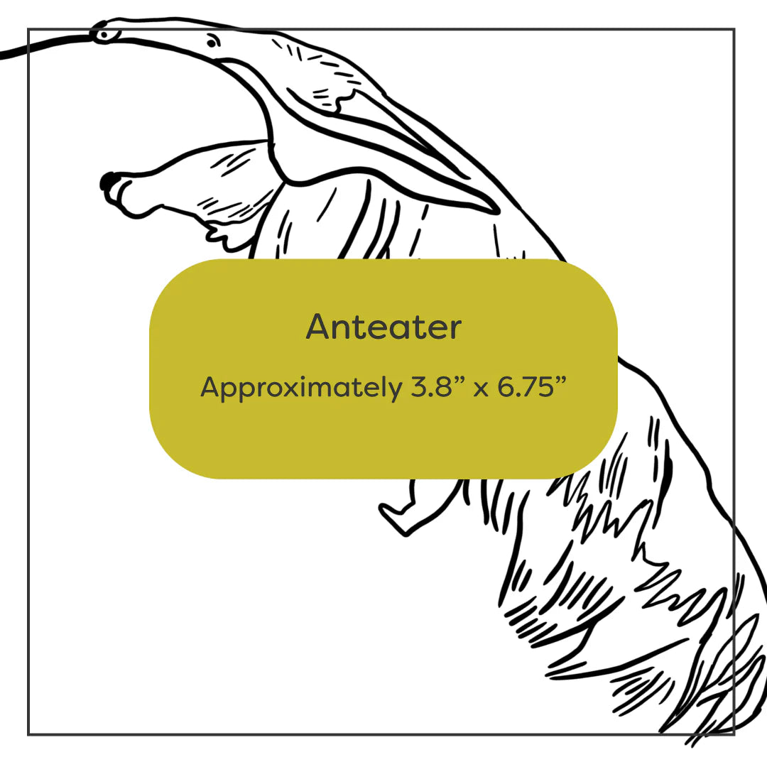 Wild Animal Embroidery Stick-and-Stitch Pattern Packs