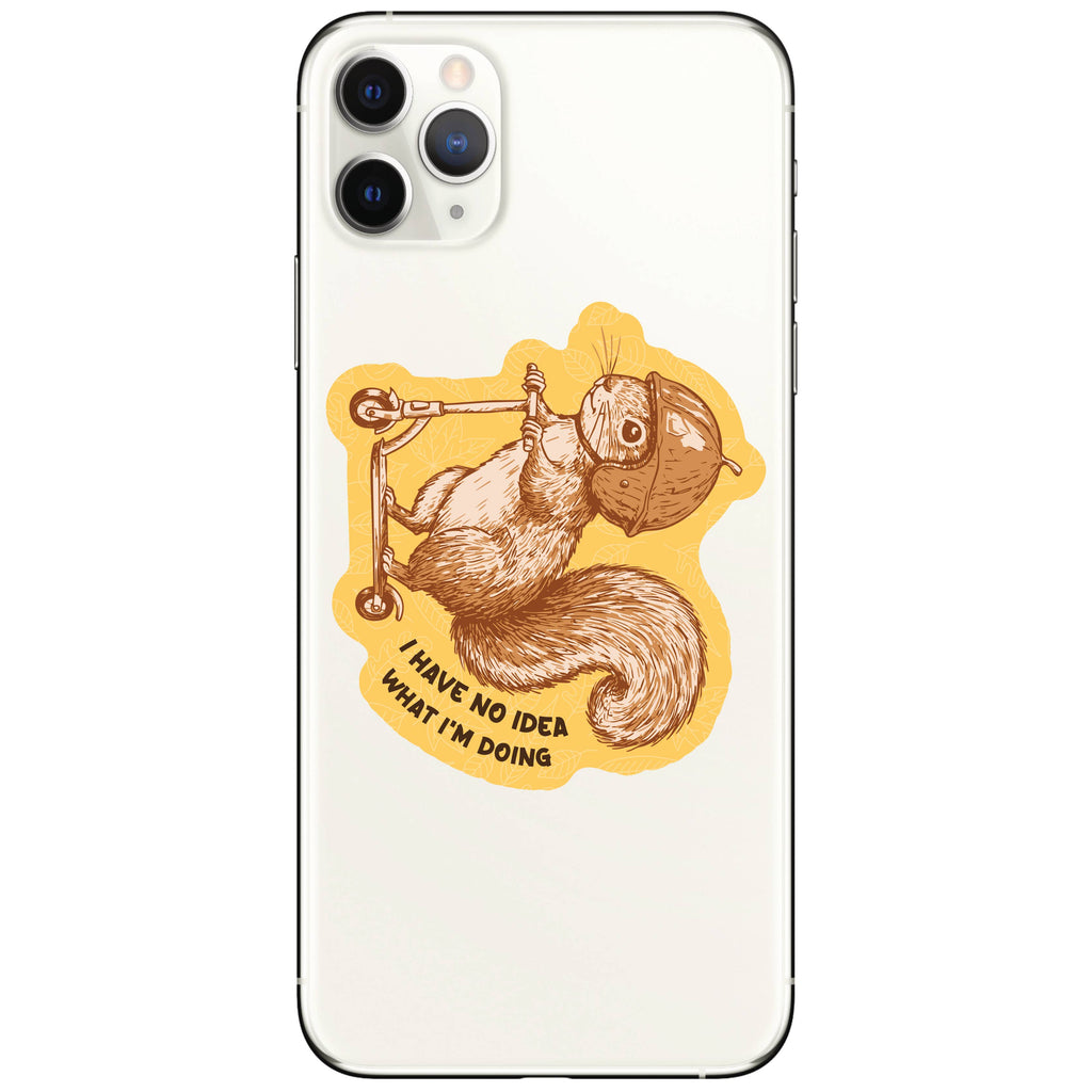 No Idea Squirrel High Quality Vinyl Sticker