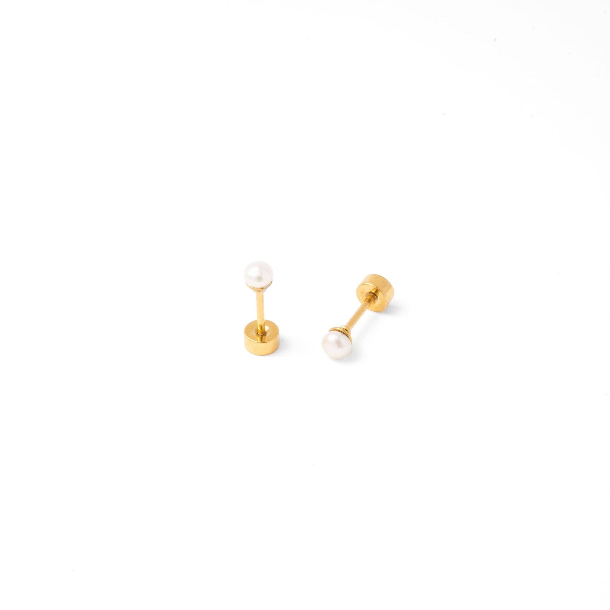 Mini Pearl Earrings