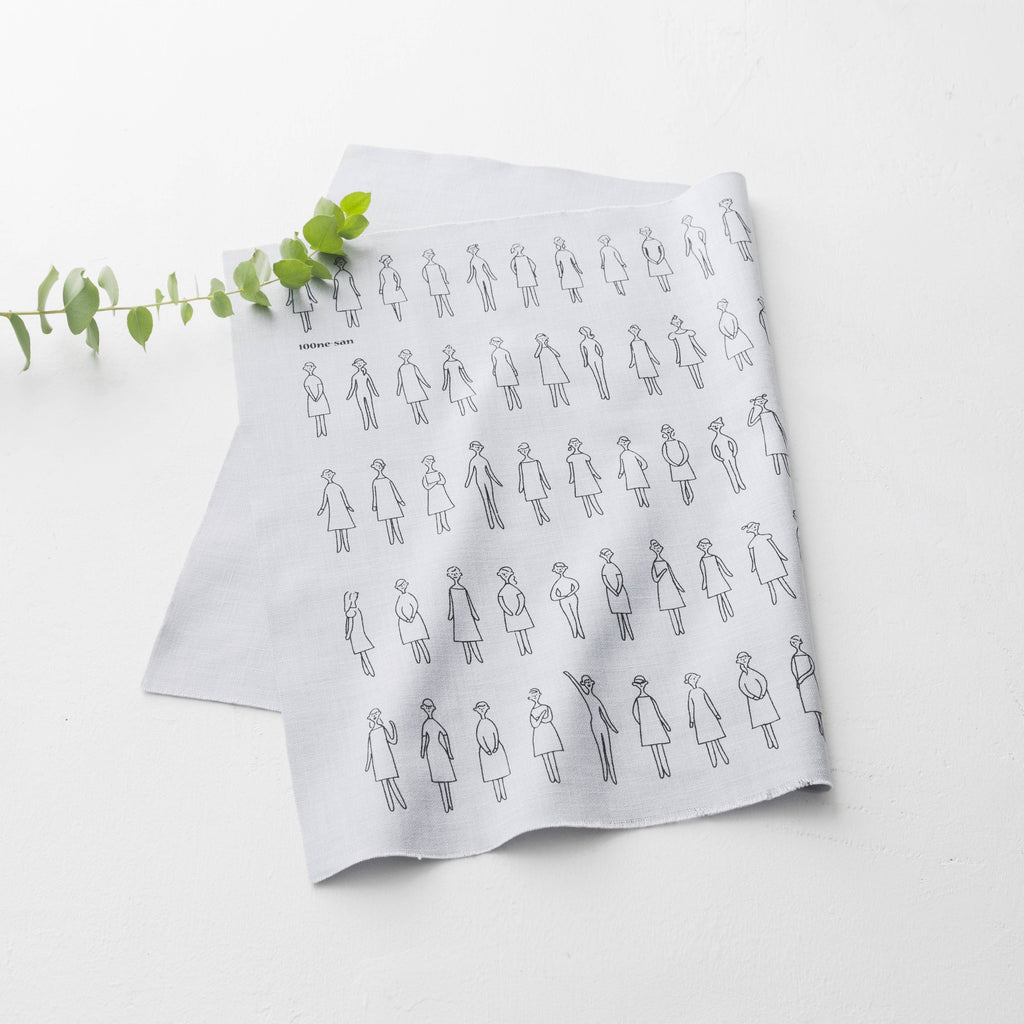 100 Ladies Pattern Embroidery Fabric