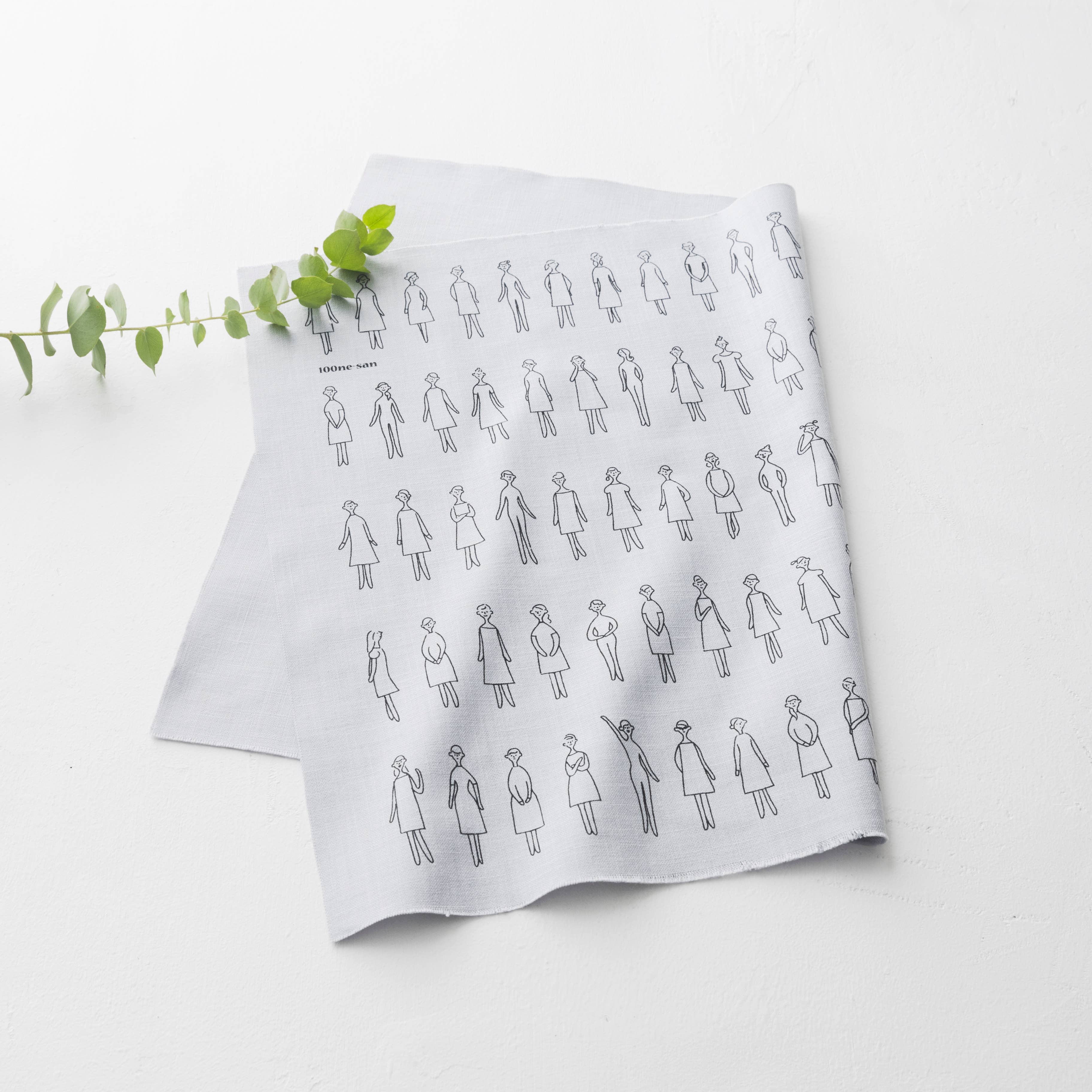 100 Ladies Pattern Embroidery Fabric